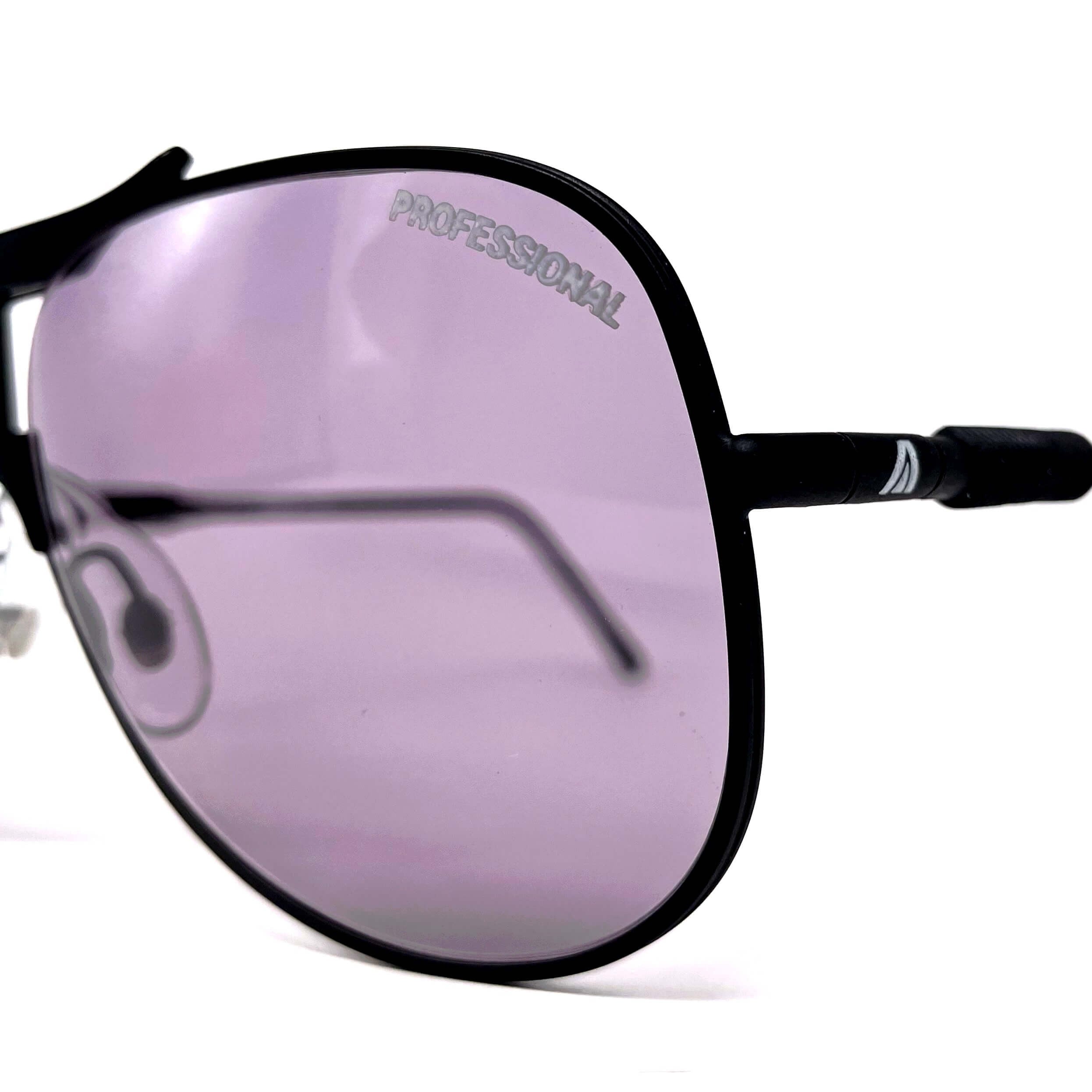 Vintage ALITALIA Professional 560 black aviator sunglasses