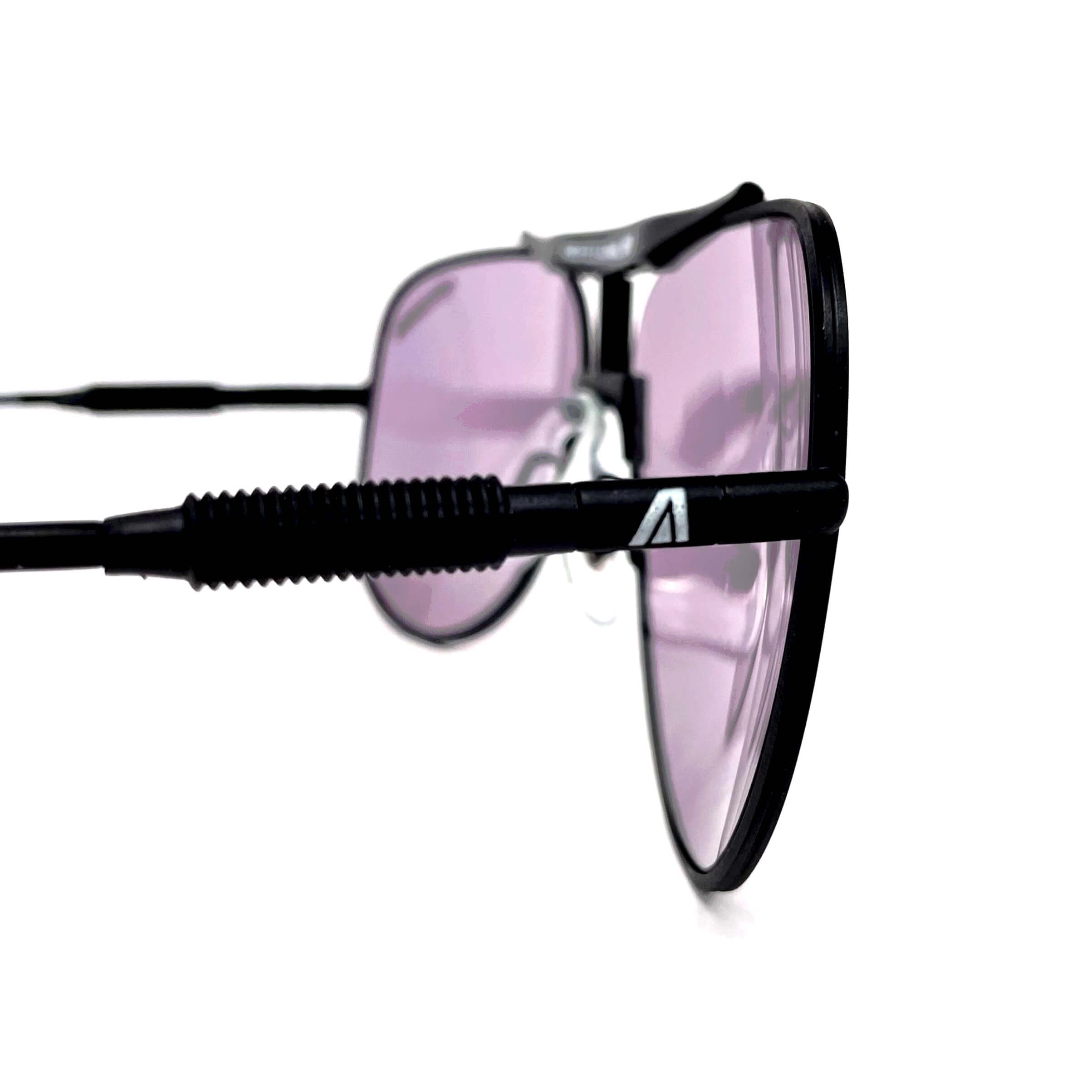 Vintage ALITALIA Professional 560 black aviator sunglasses