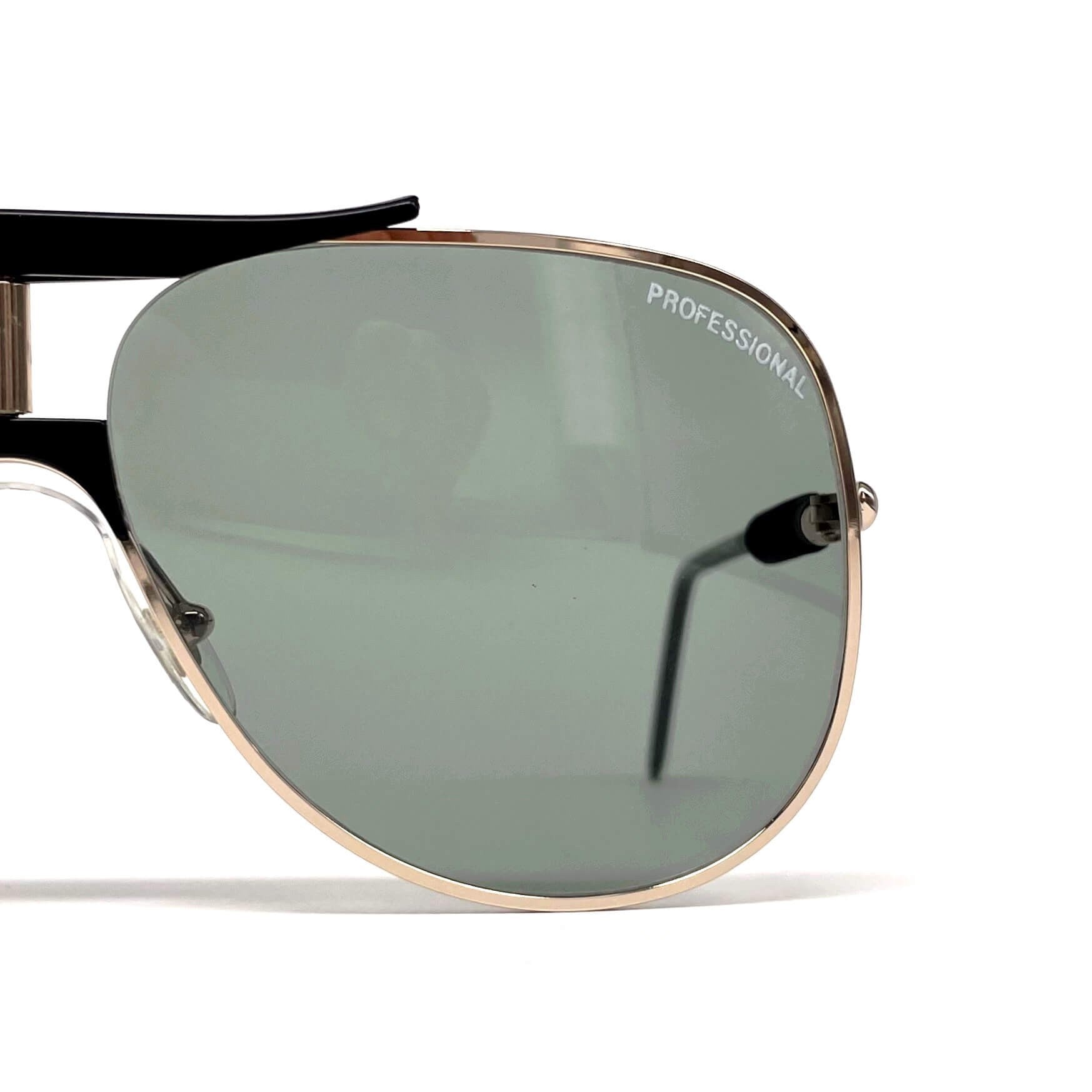 Vintage ALITALIA Professional 560 gold aviator sunglasses