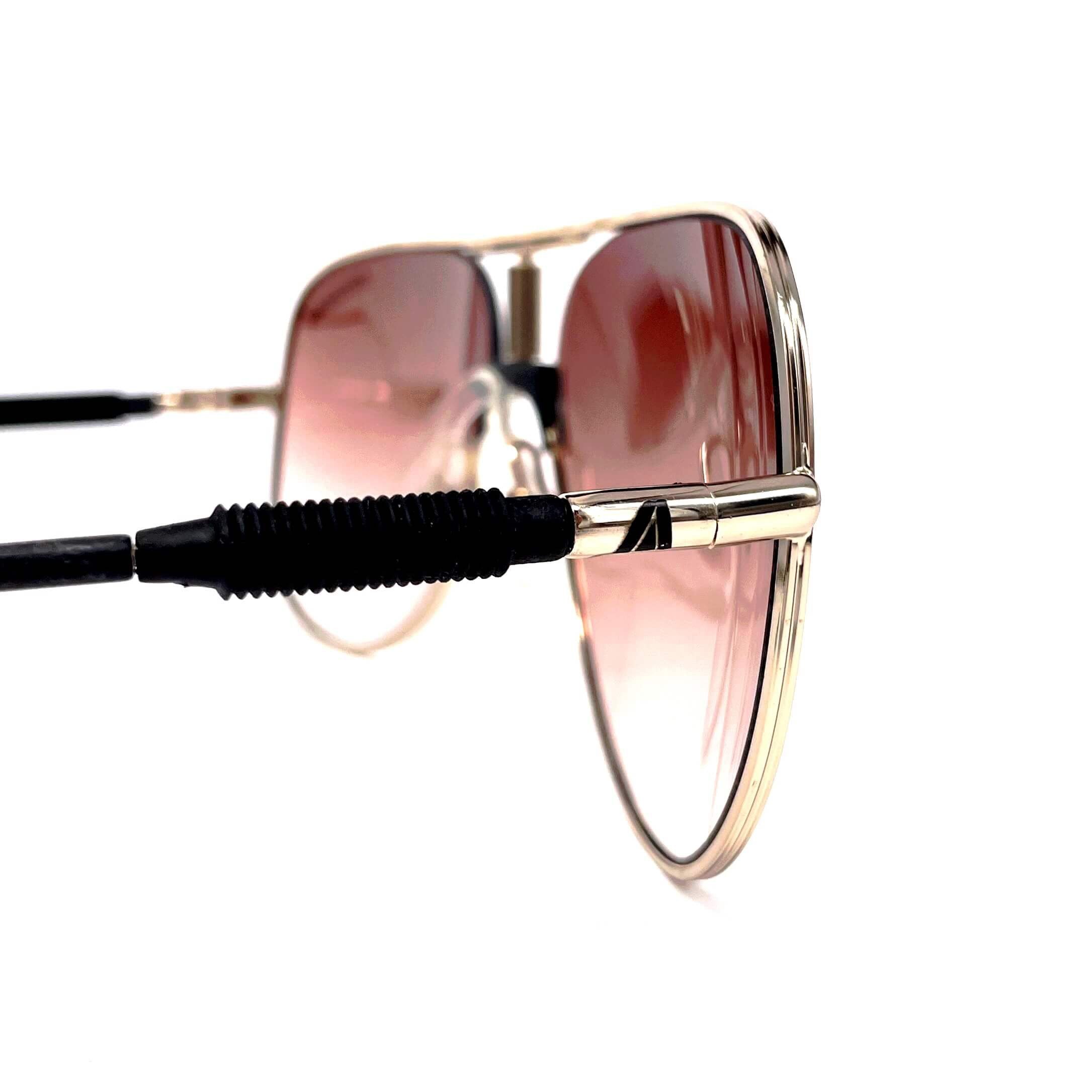 Vintage ALITALIA Professional 560 gold aviator sunglasses
