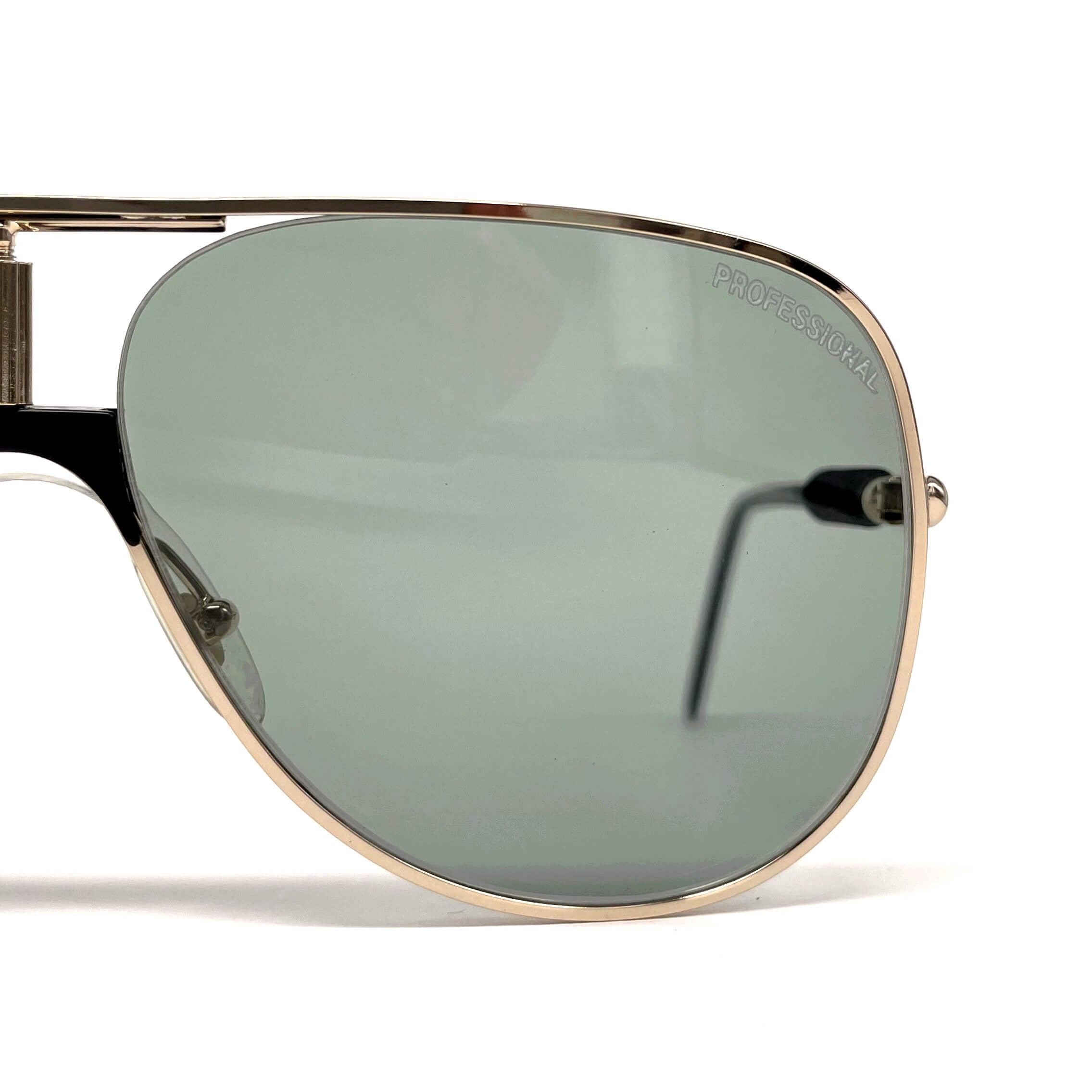 Vintage ALITALIA Professional 560 gold aviator sunglasses