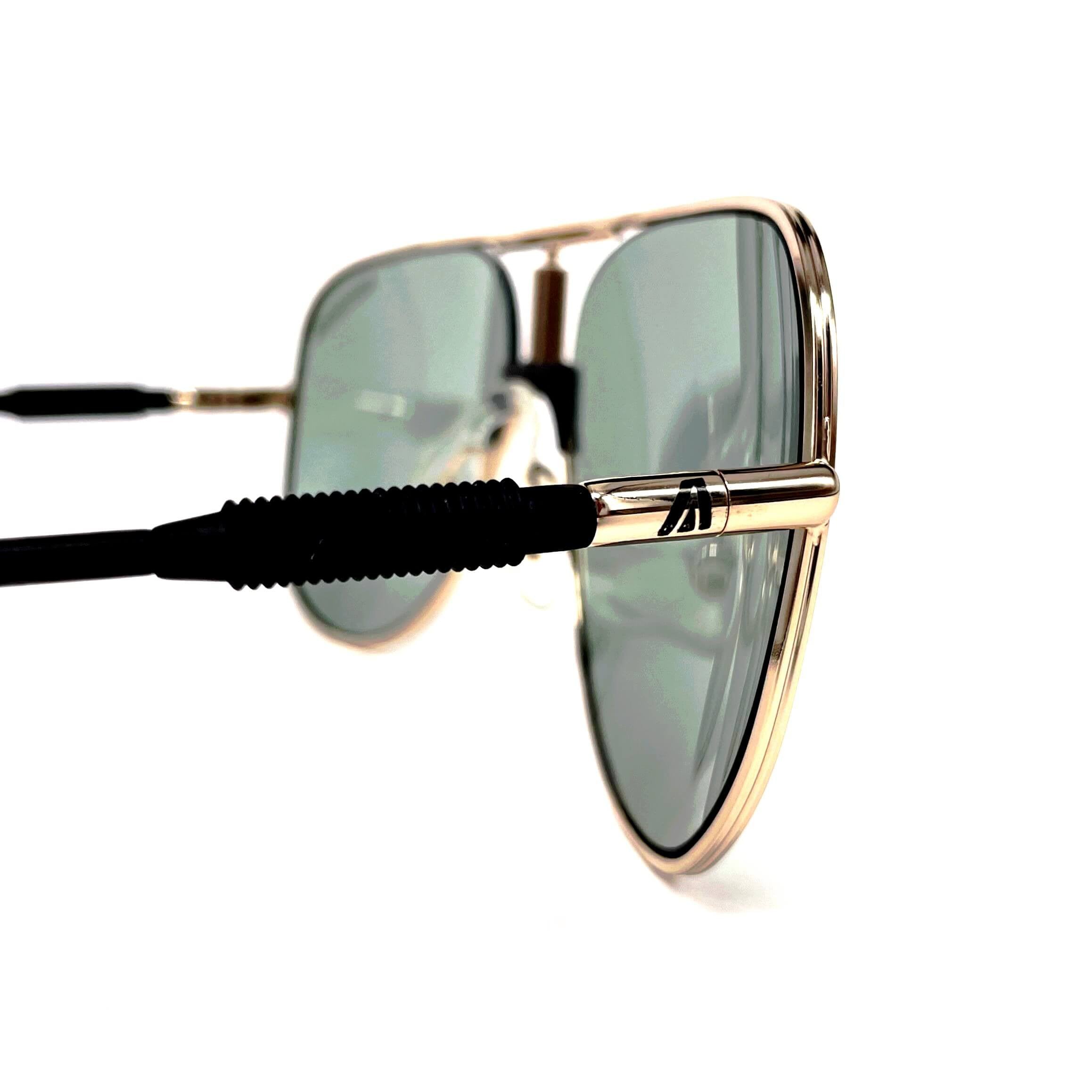 Vintage ALITALIA Professional 560 gold aviator sunglasses