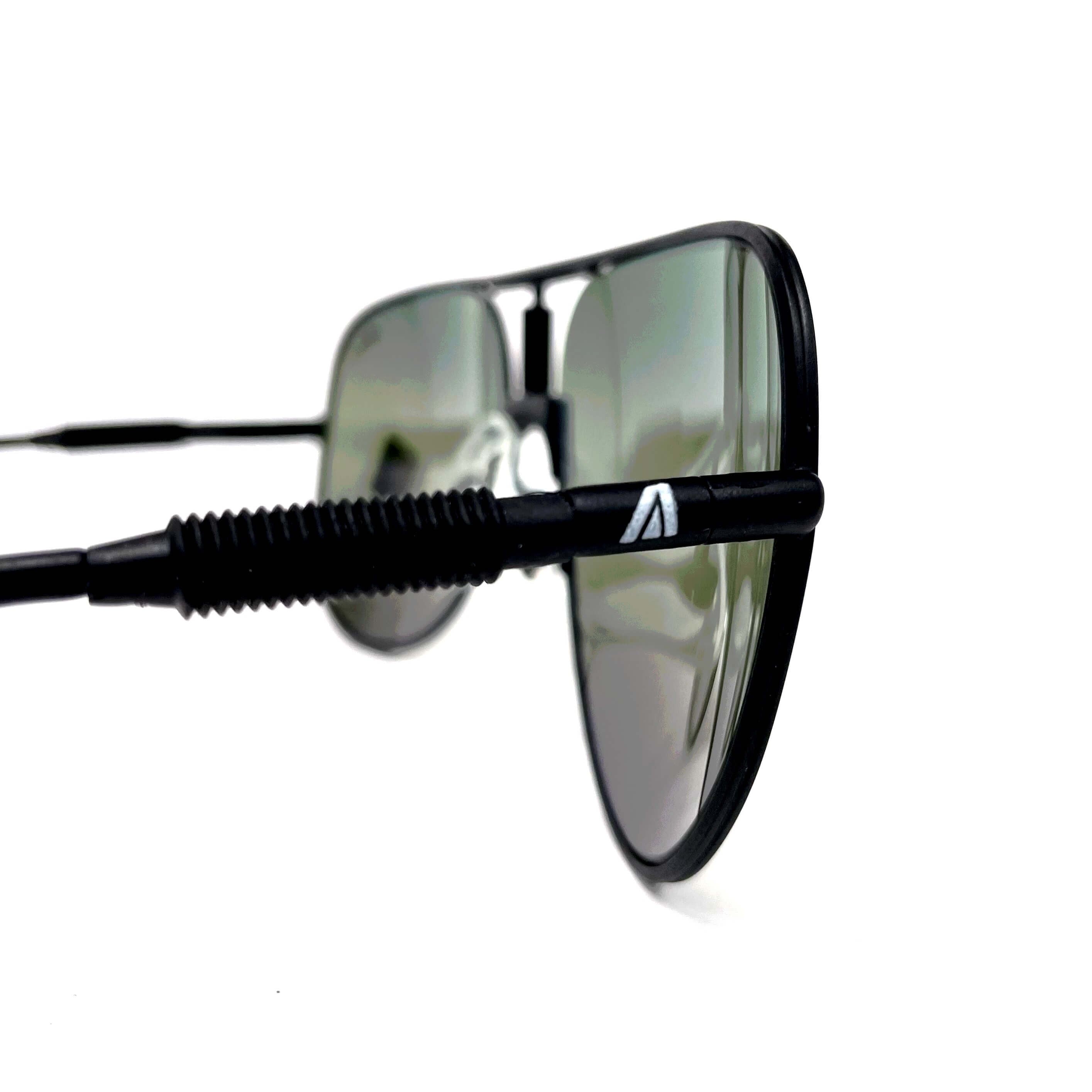 Vintage ALITALIA Professional 560 Serie Especiale black aviator sunglasses