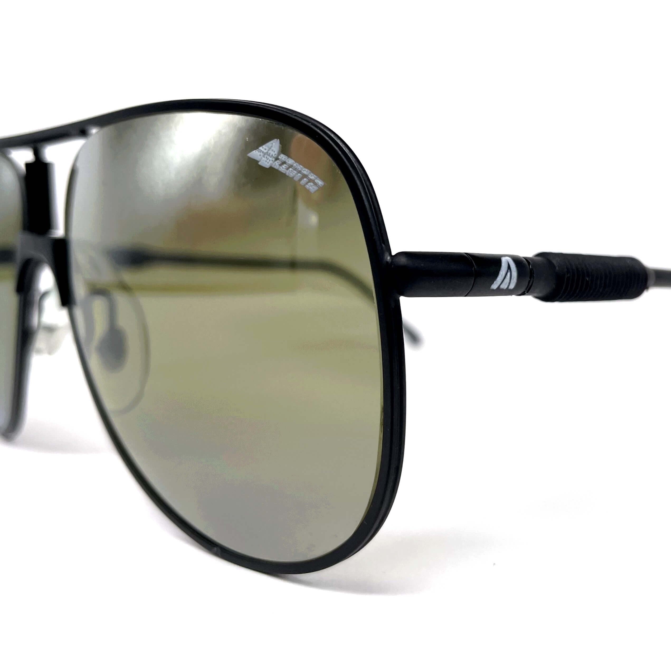 Vintage ALITALIA Professional 560 Serie Especiale black aviator sunglasses