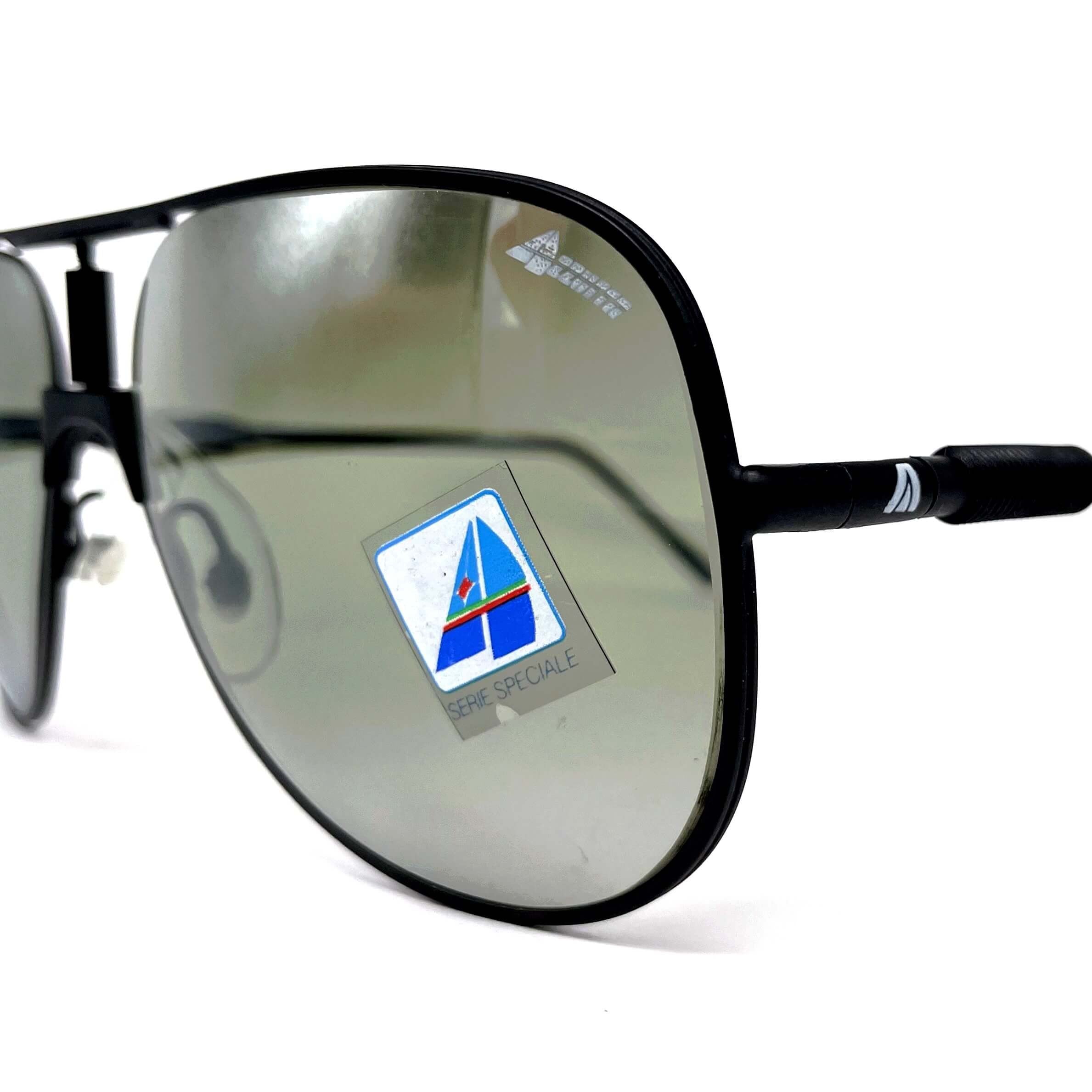 Vintage ALITALIA Professional 560 Serie Especiale black aviator sunglasses