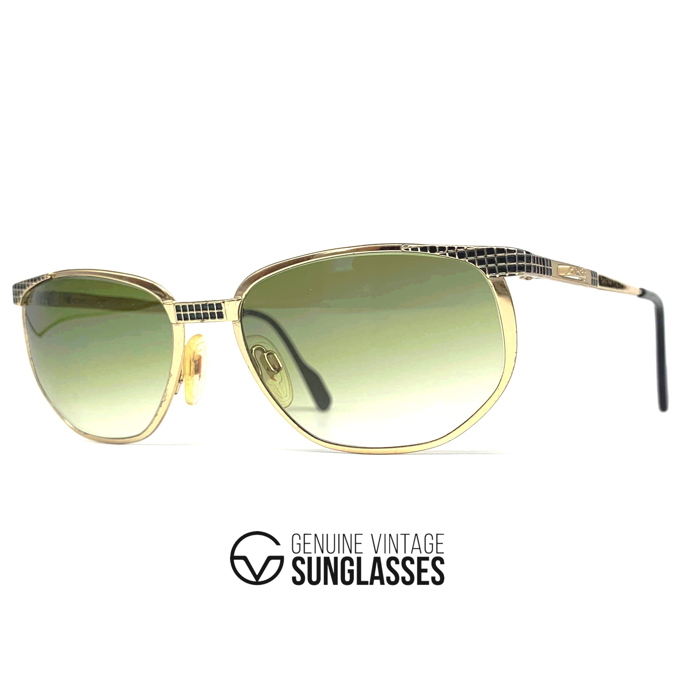 Vintage ALPINA Conte gold sunglasses