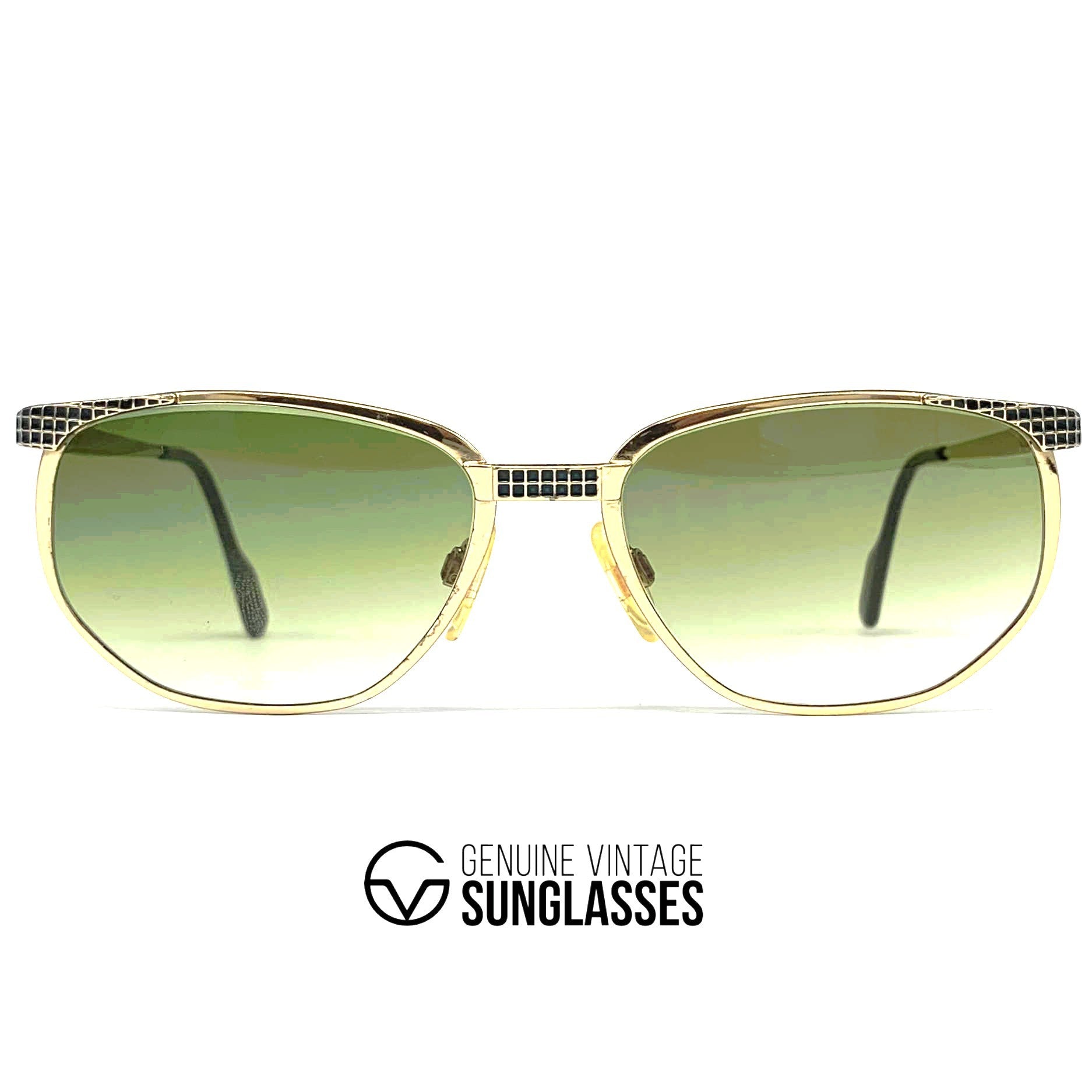 Vintage ALPINA Conte gold sunglasses