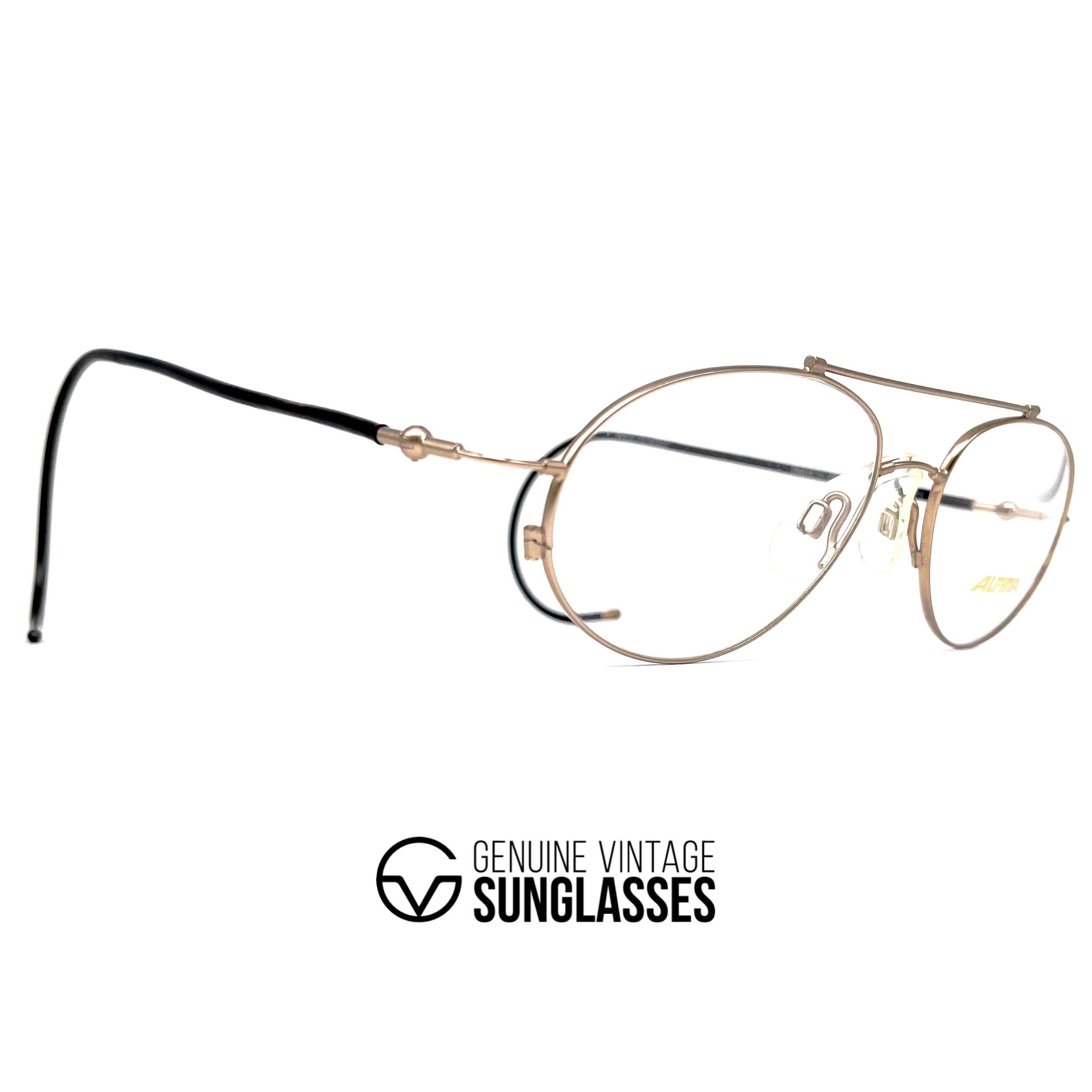 Vintage ALPINA Sport 2 gold glasses frames