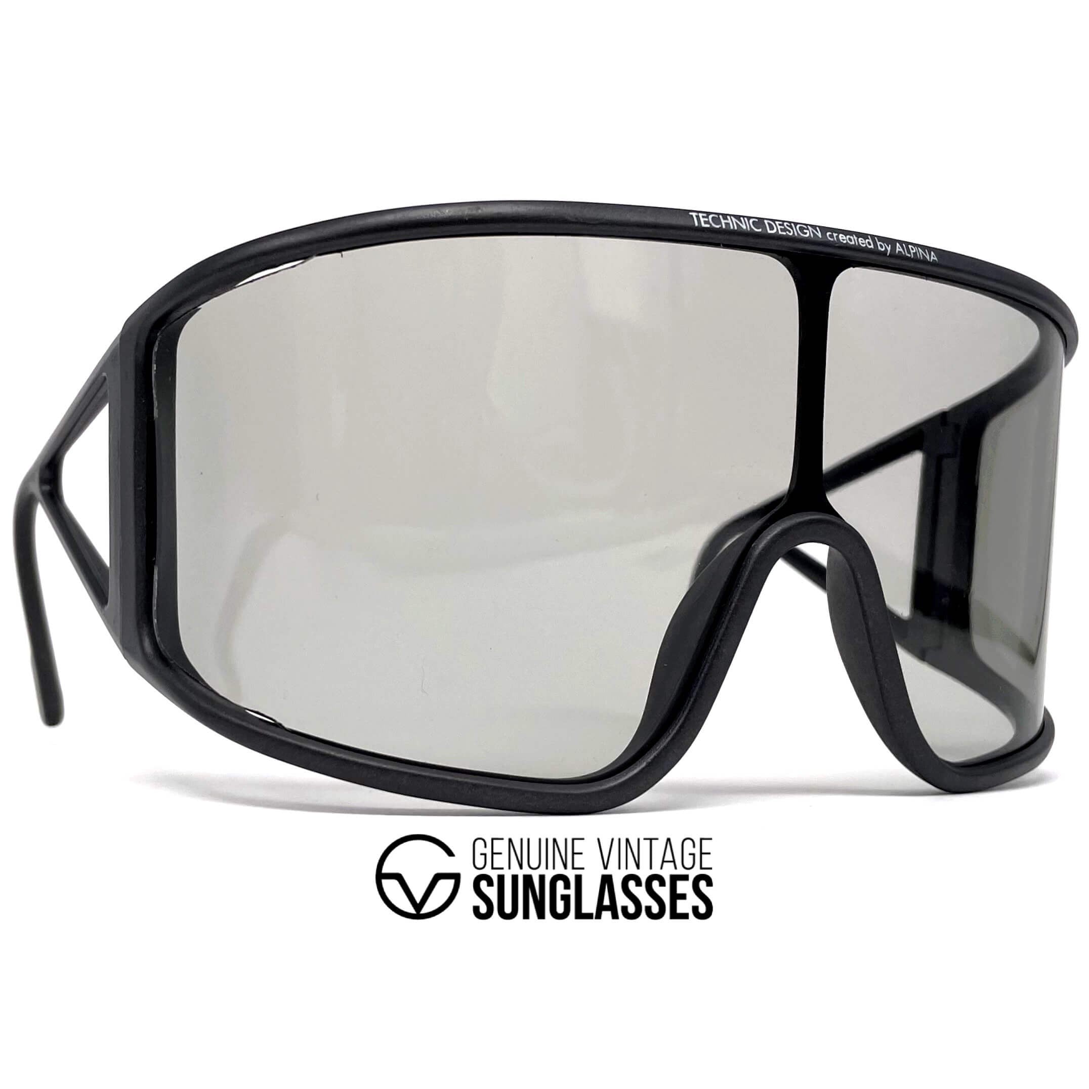 Vintage ALPINA Technic Design XXL shield sunglasses
