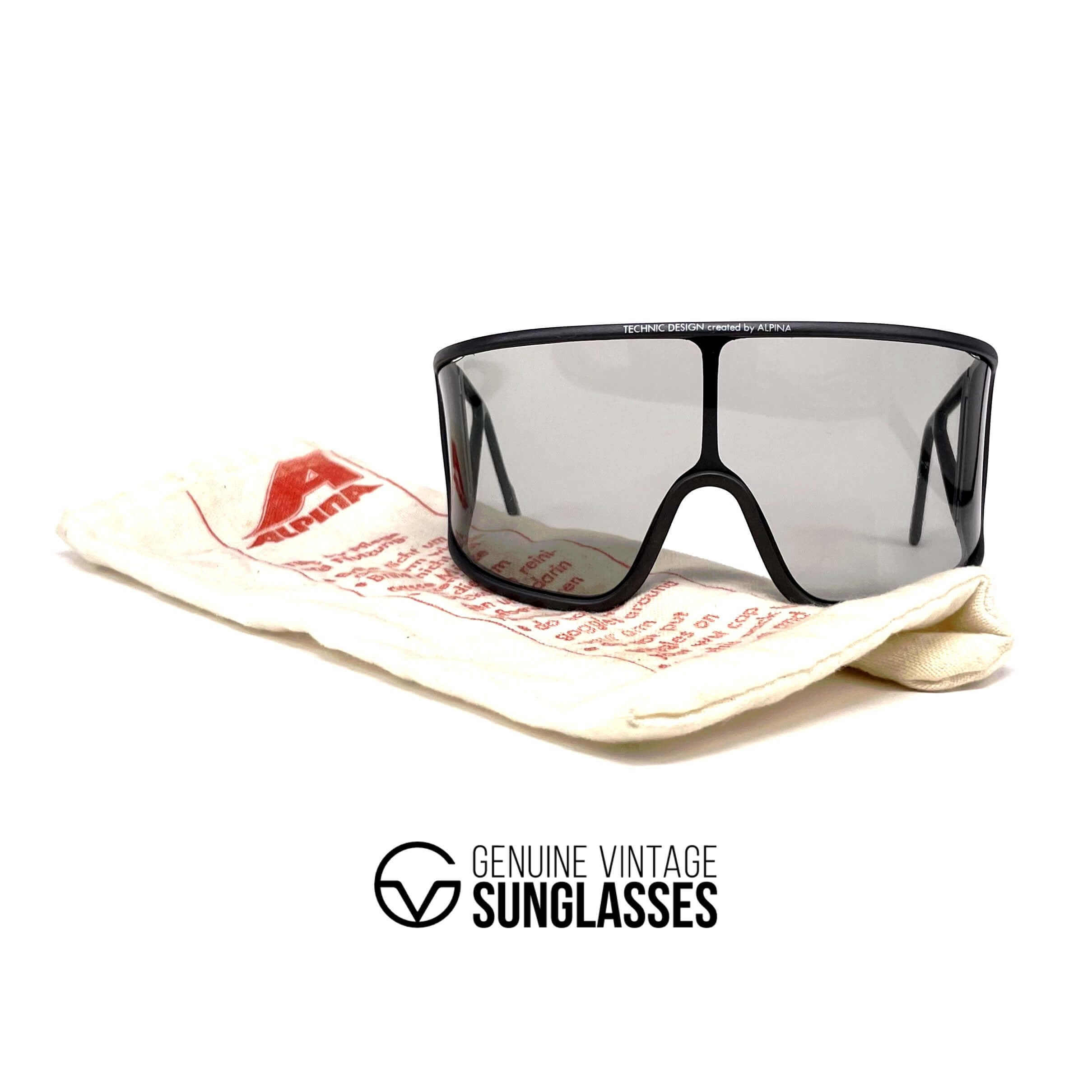 Vintage ALPINA Technic Design XXL shield sunglasses