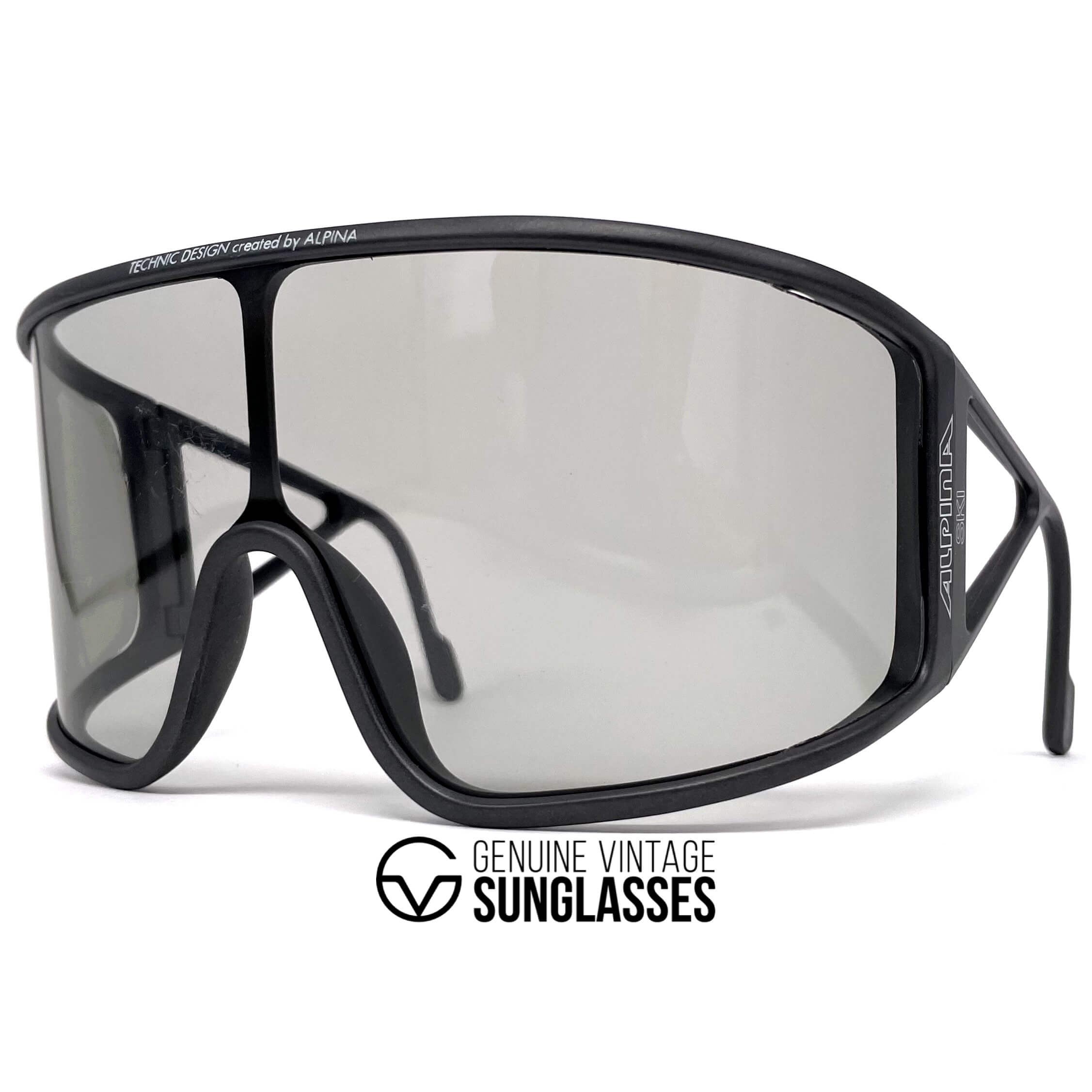 Vintage ALPINA Technic Design XXL shield sunglasses