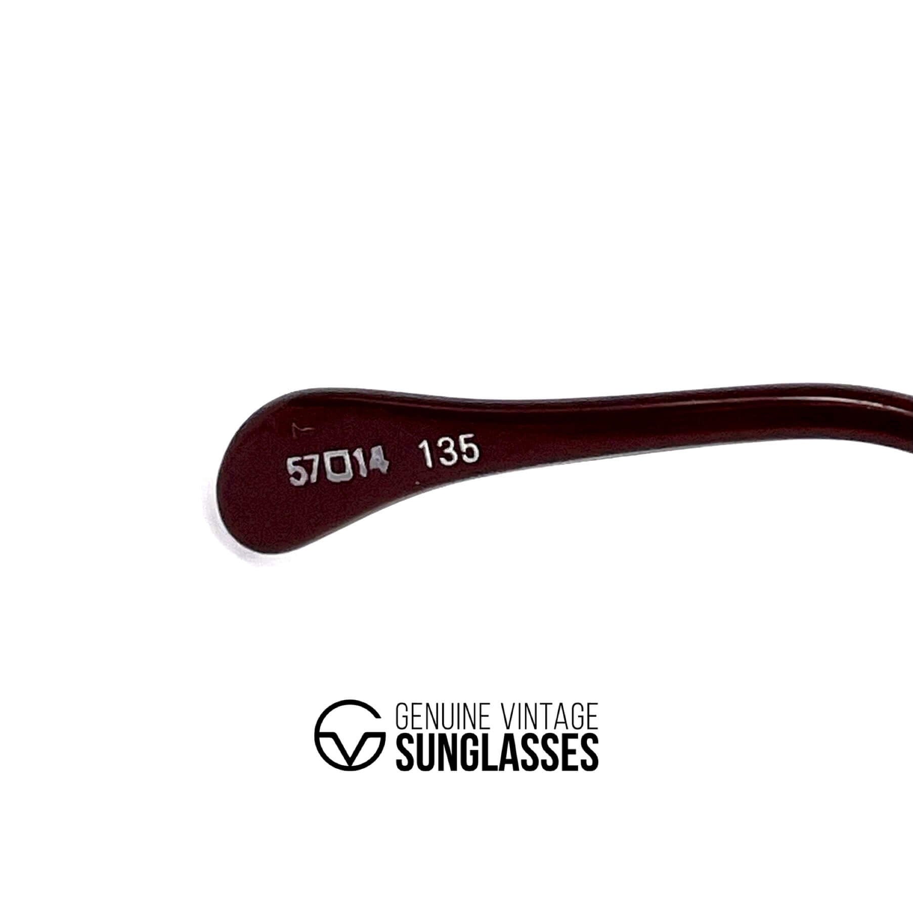 Vintage ALPINA TR8 gold aviator sunglasses
