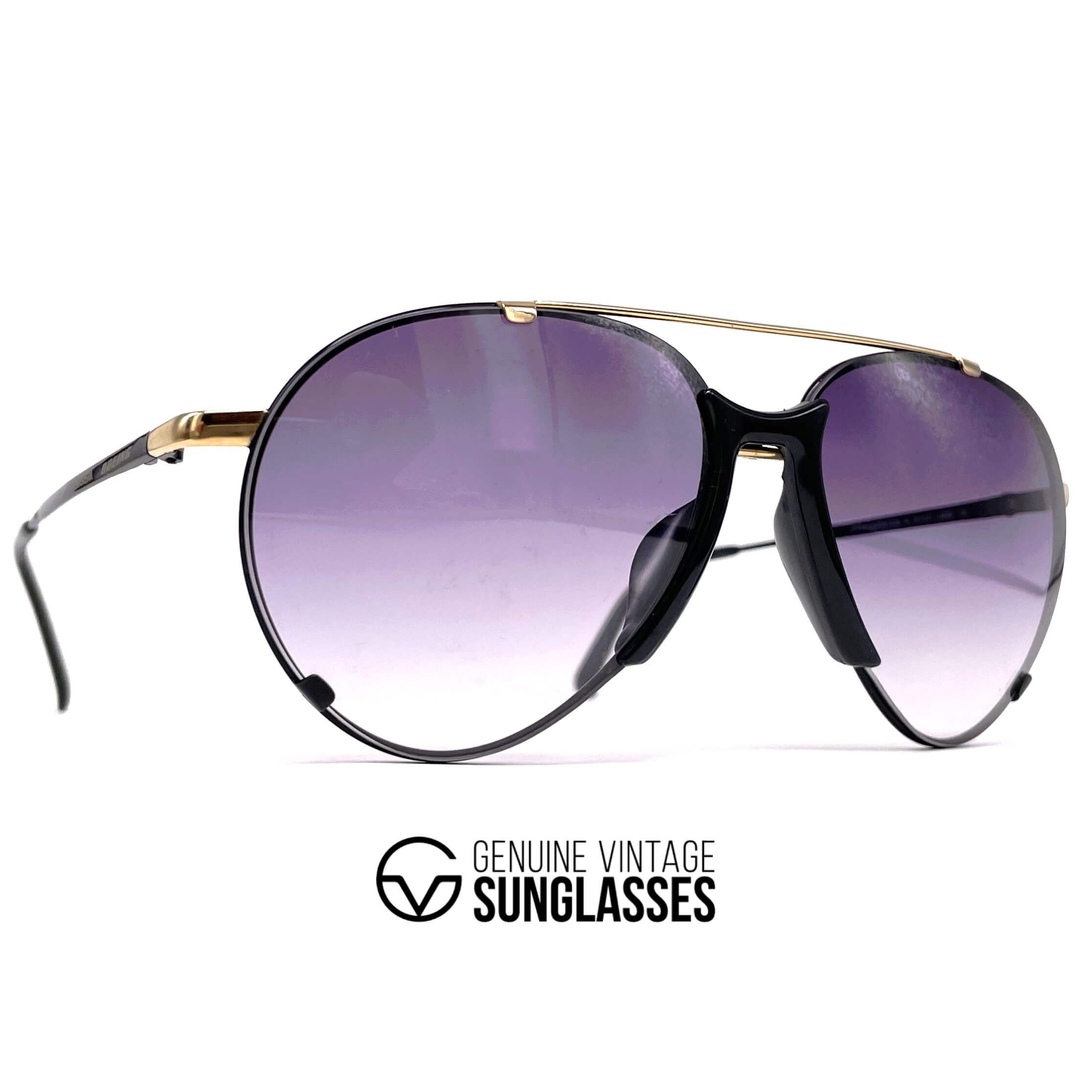 Vintage BOEING by CARRERA 5709 rimless aviator sunglasses