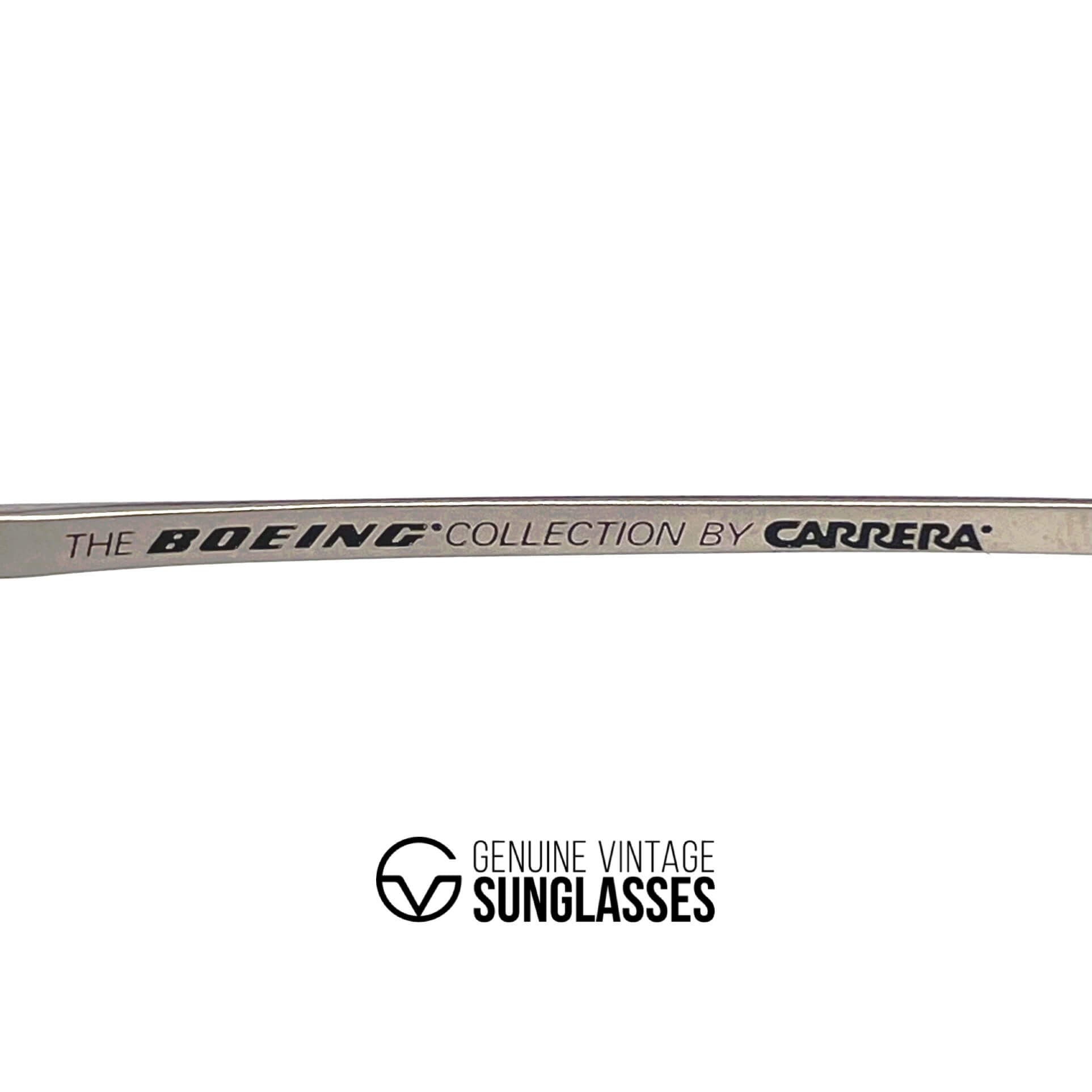 Vintage BOEING by CARRERA 5710 titanium aviator sunglasses