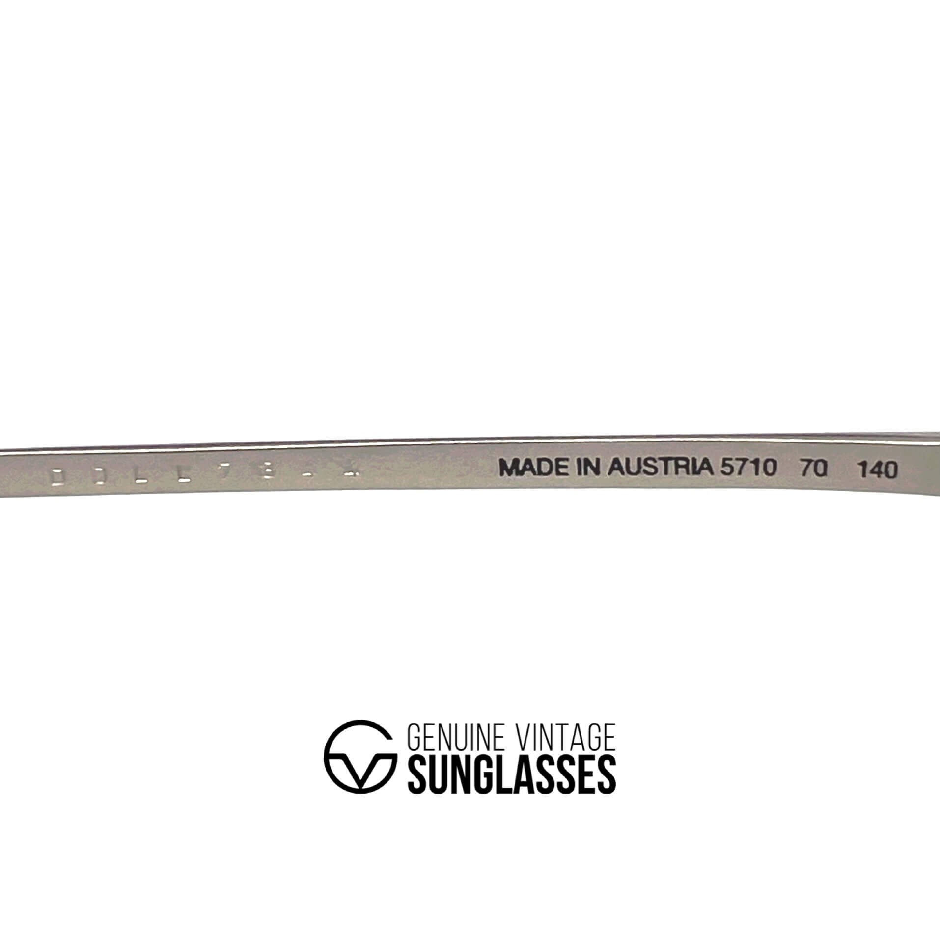 Vintage BOEING by CARRERA 5710 titanium aviator sunglasses