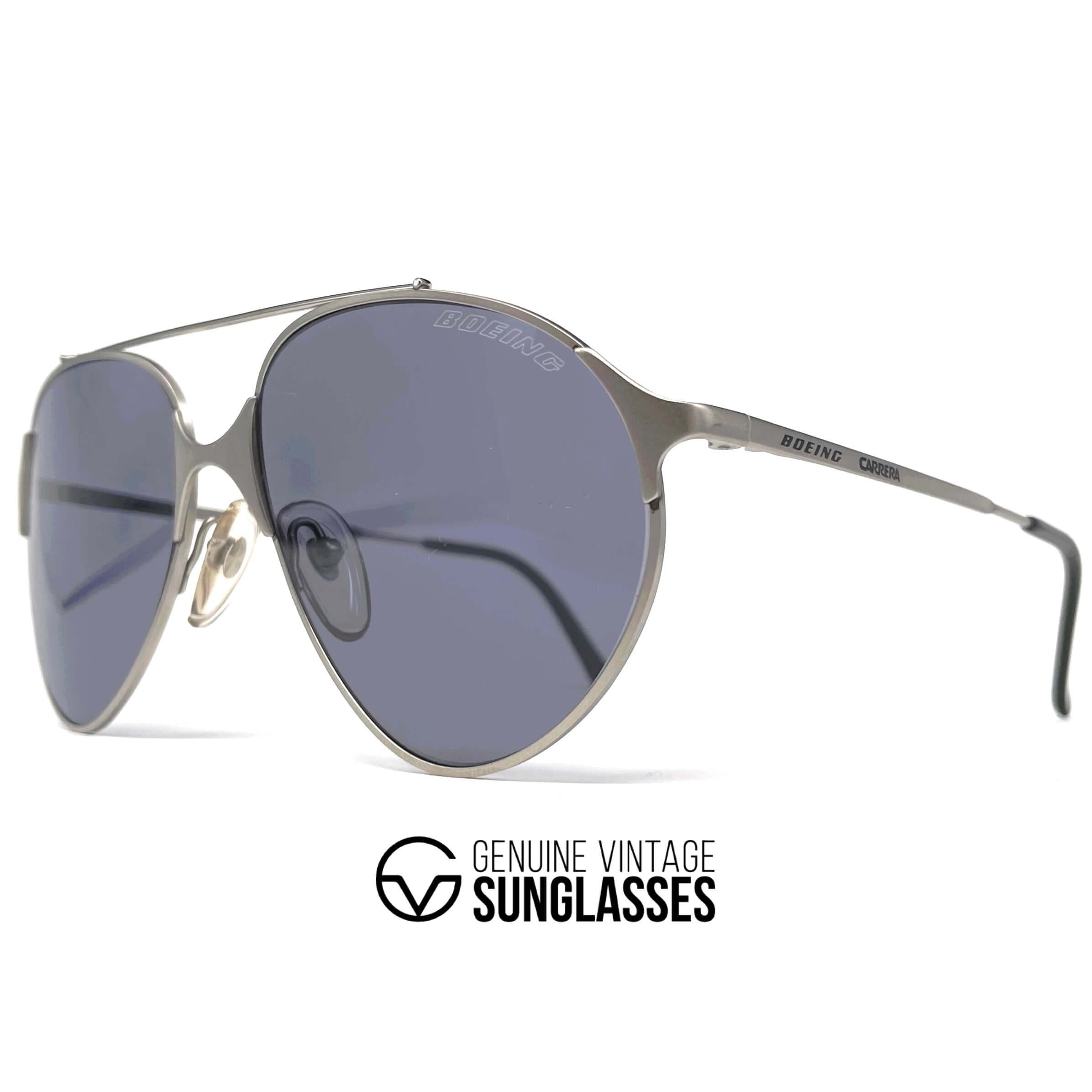Vintage BOEING by CARRERA 5710 titanium aviator sunglasses