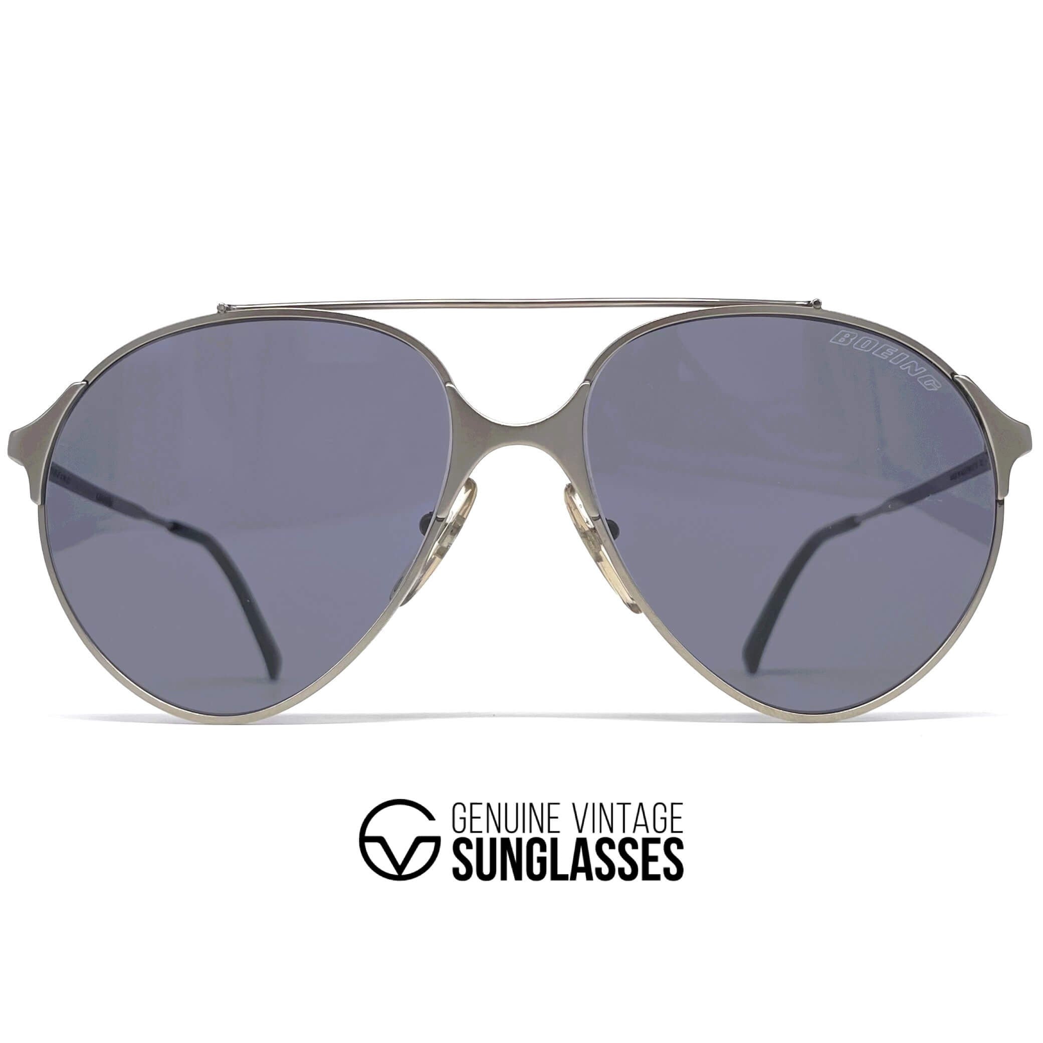 Vintage BOEING by CARRERA 5710 titanium aviator sunglasses