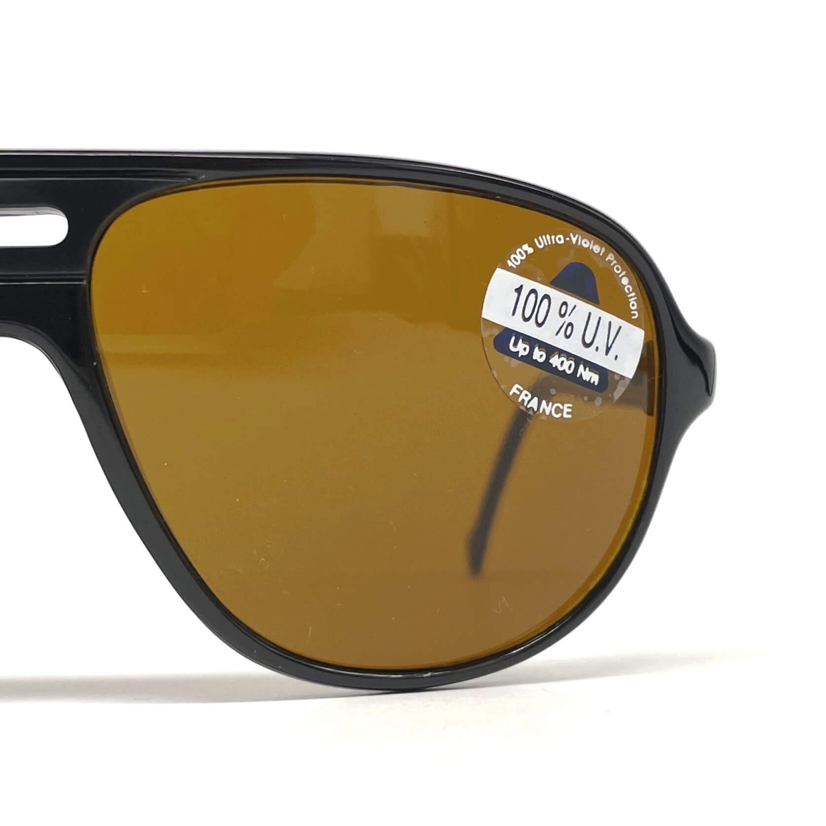 Vintage BOLLE 424 black aviator sports sunglasses