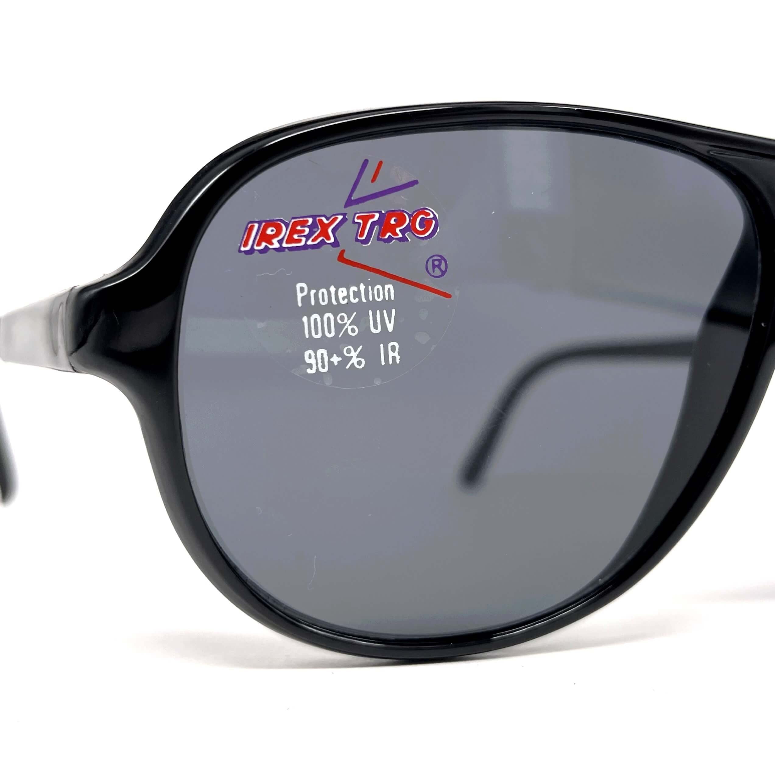 Vintage BOLLE 424 Irex TRG black aviator sports sunglasses
