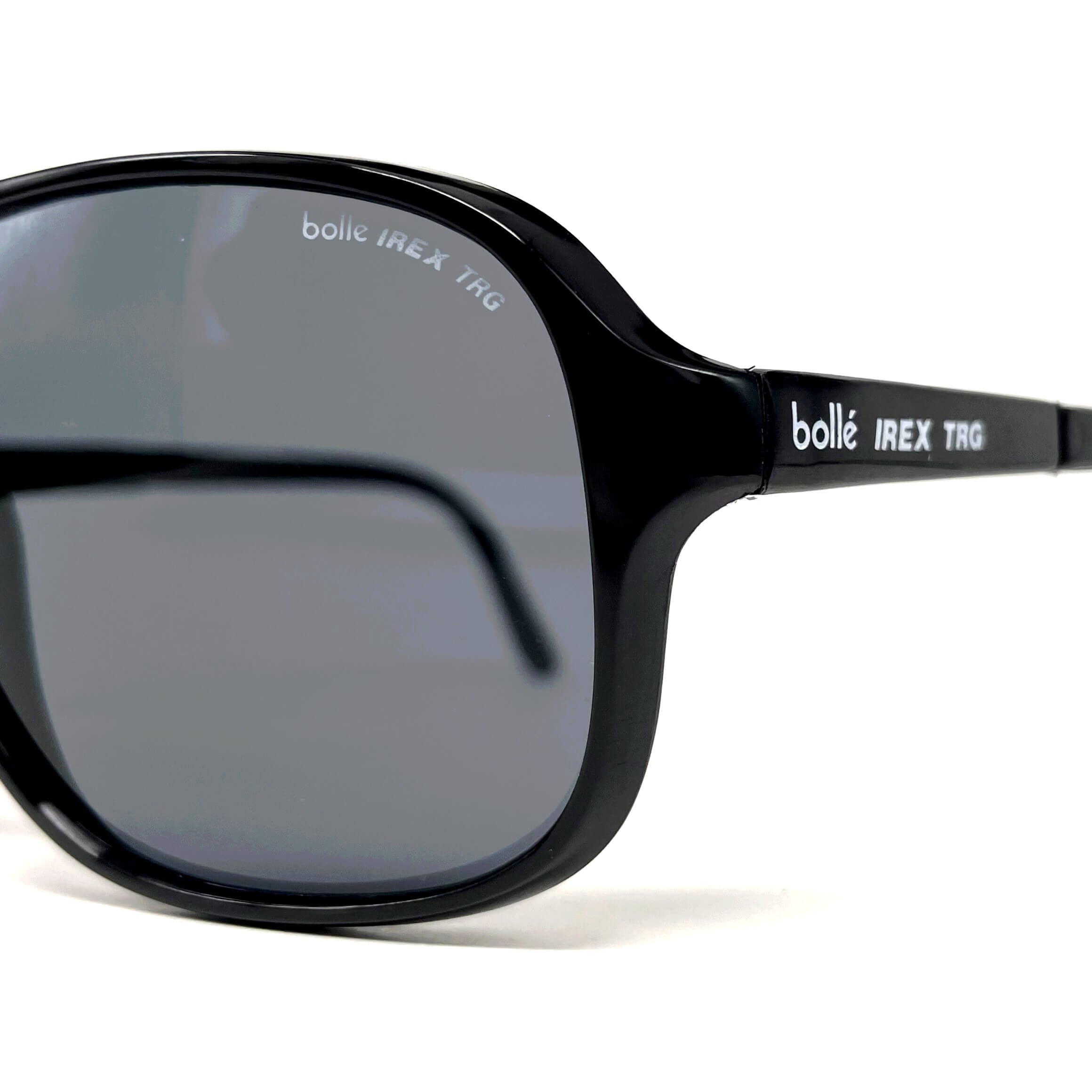 Vintage BOLLE 428 Irex TRG black aviator sports sunglasses