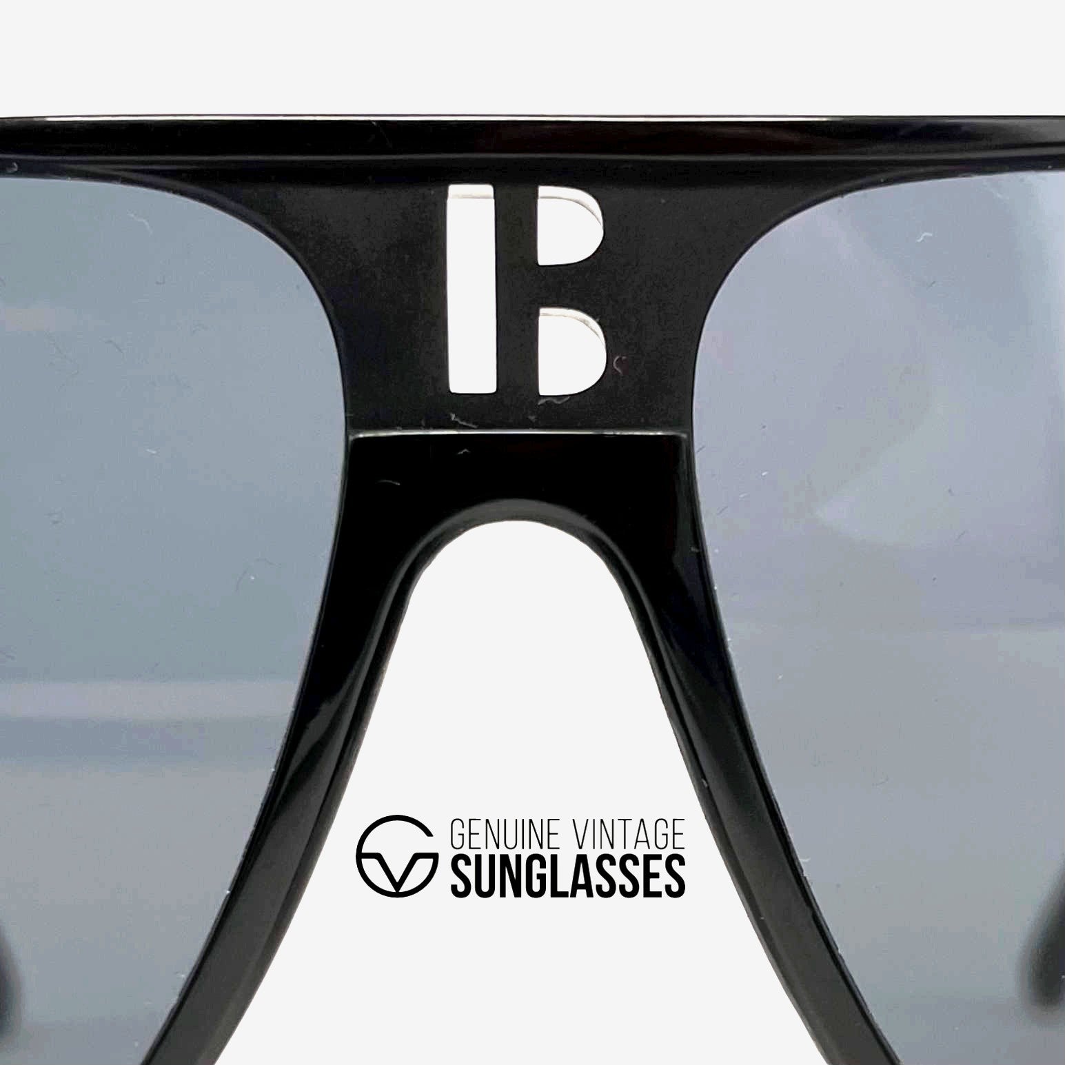 Vintage BOLLE 428 Irex TRG black aviator sports sunglasses