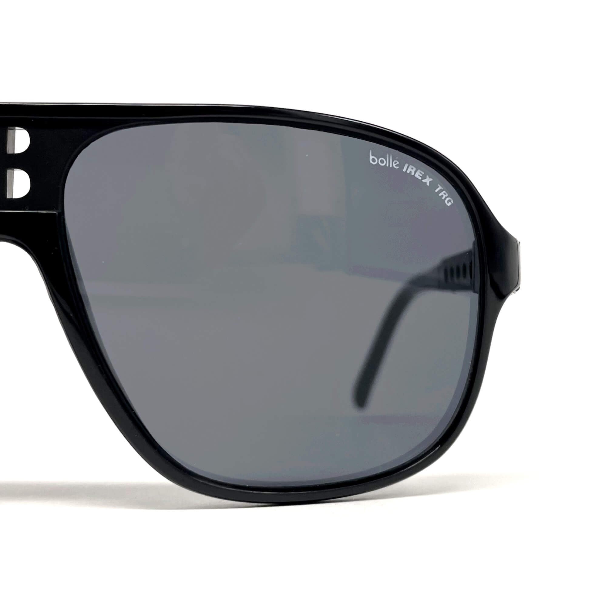 Vintage BOLLE 428 Irex TRG black aviator sports sunglasses