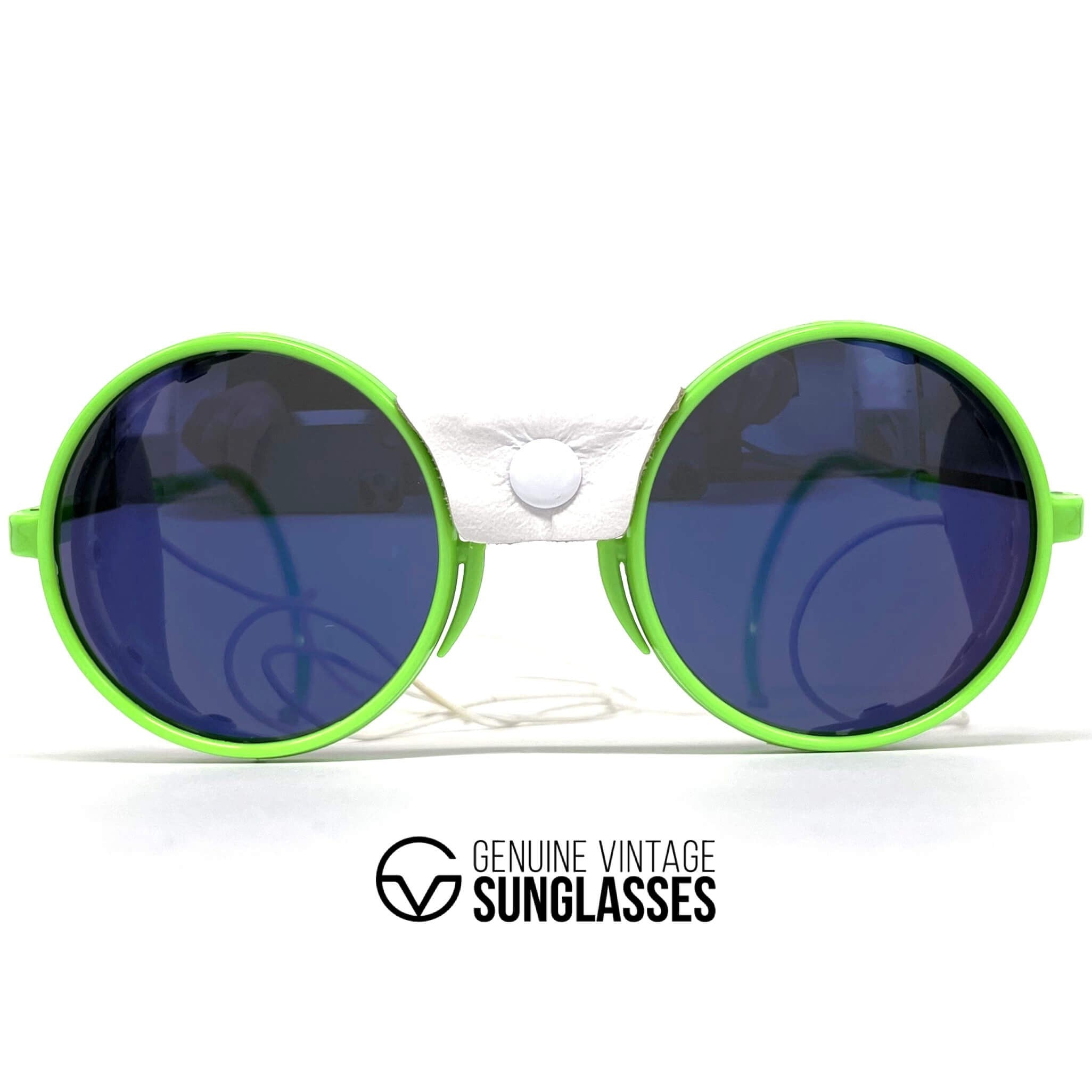 Vintage BOLLE Acrylex yellow glacier sports sunglasses