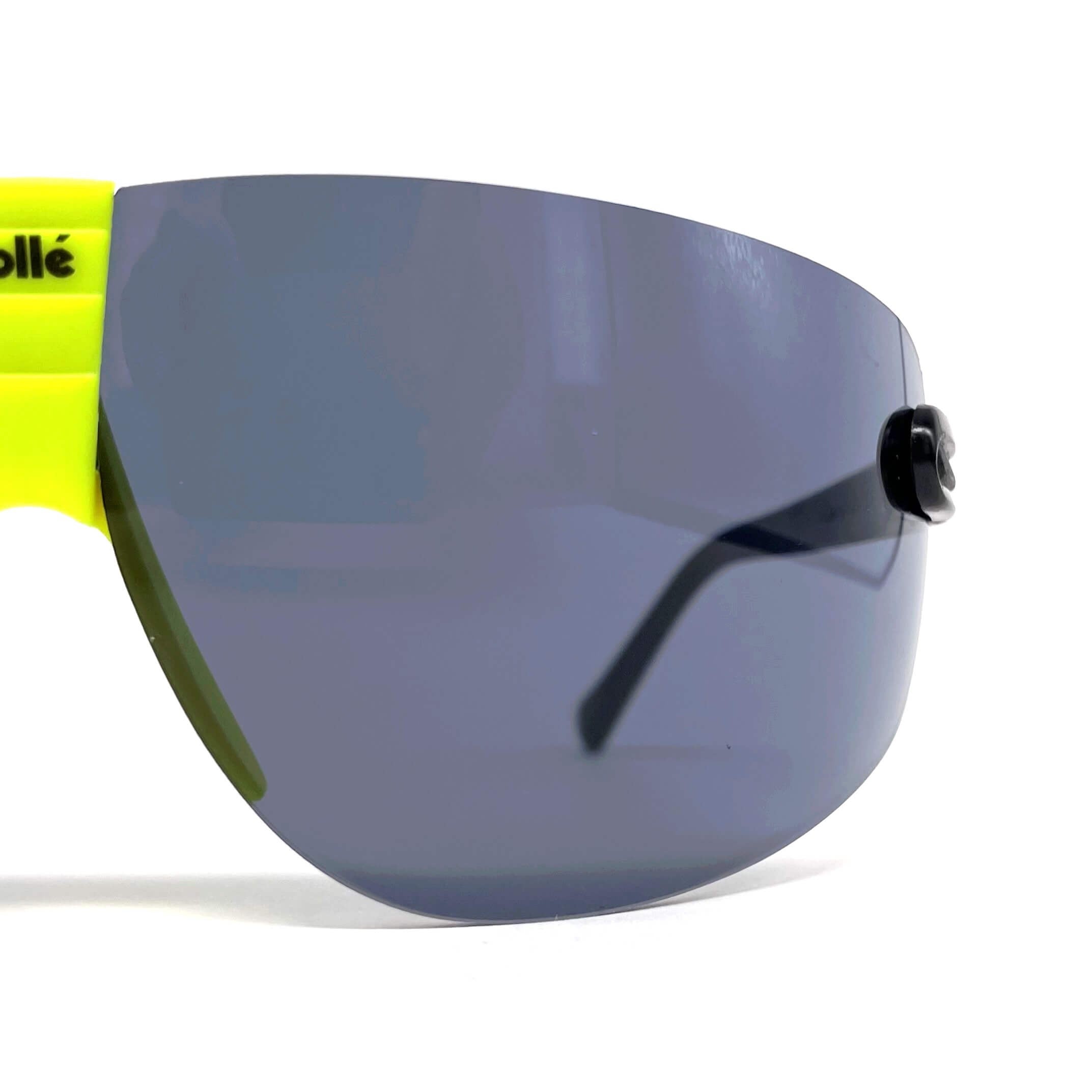 Vintage BOLLE Contour black yellow XXL sports sunglasses