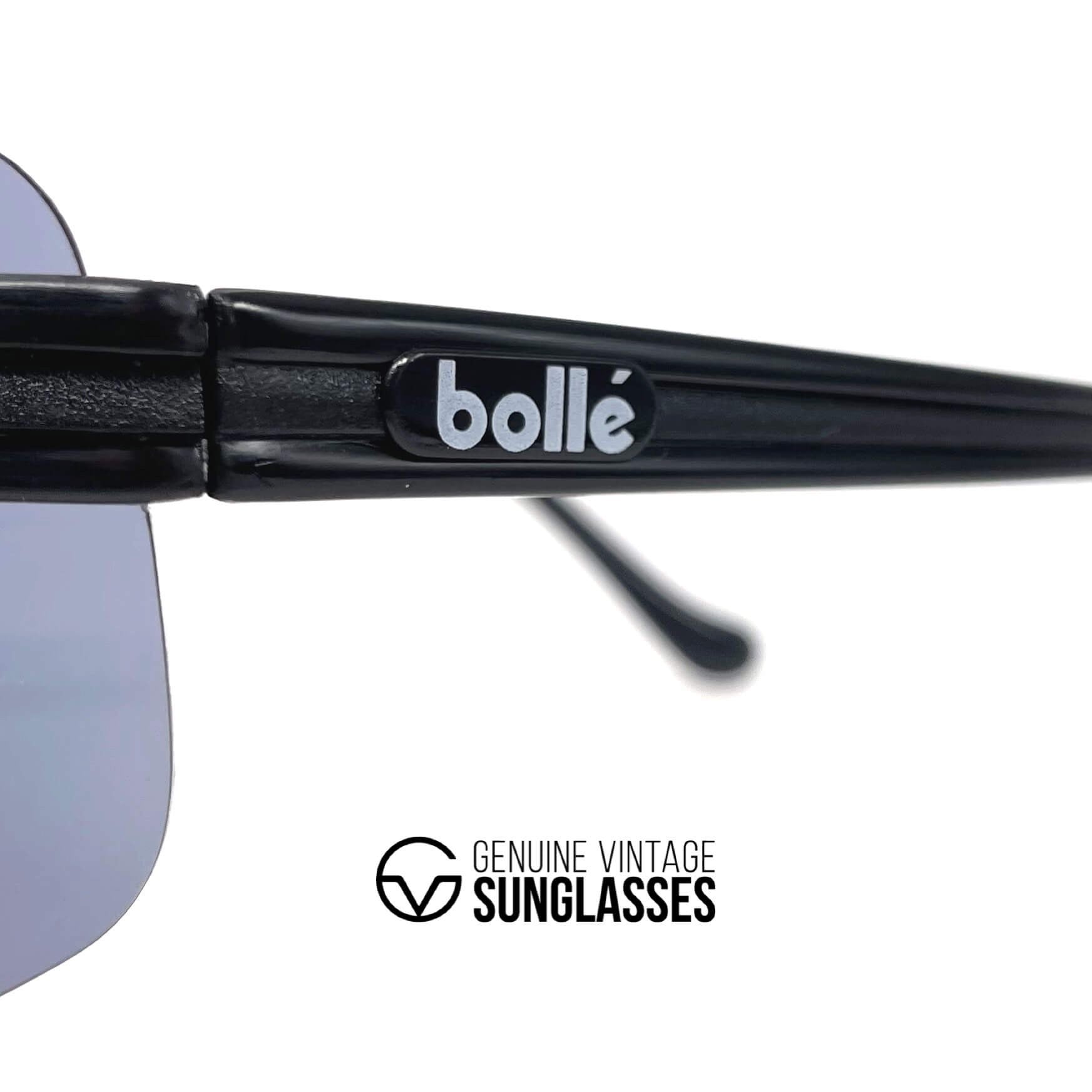 Vintage BOLLE Contour black red XXL sports sunglasses
