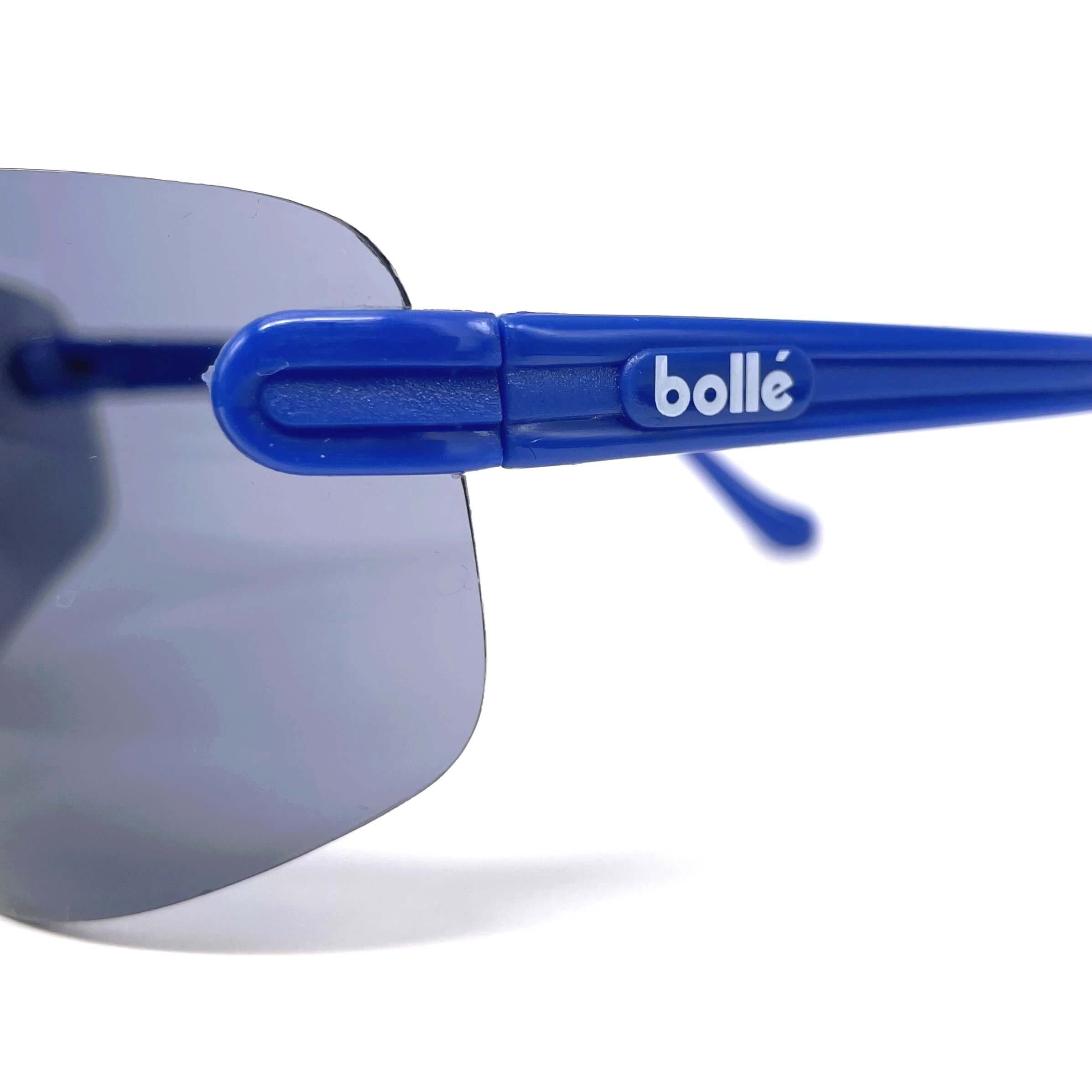 Vintage BOLLE Contour blue XXL sports sunglasses
