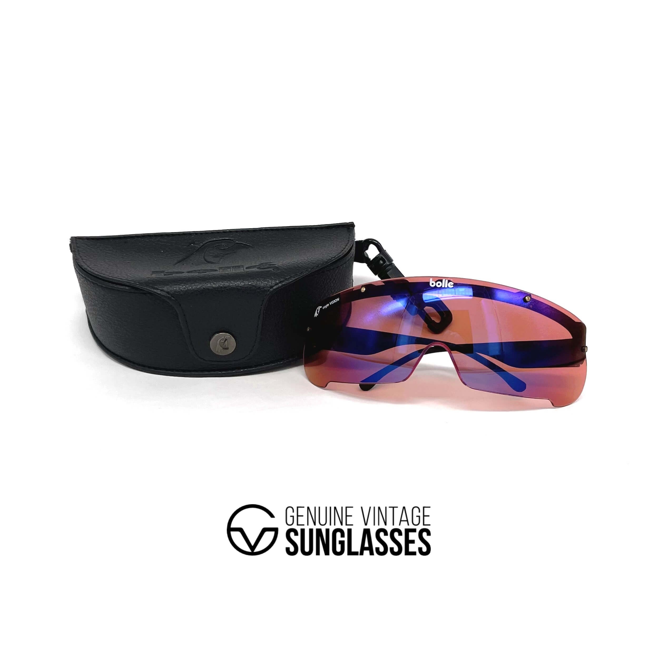 Vintage BOLLE Eagle Vision shield sports sunglasses