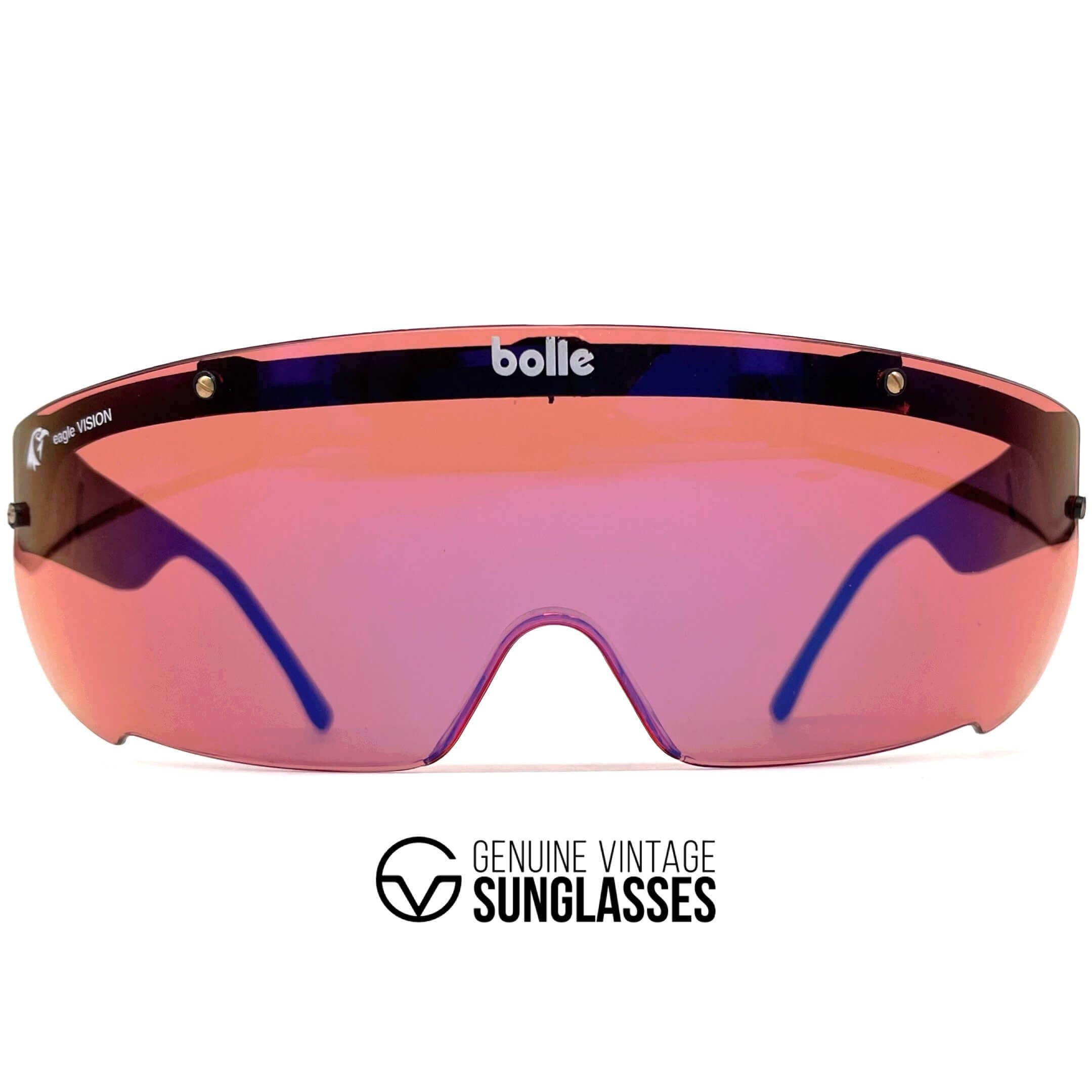 Vintage BOLLE Eagle Vision shield sports sunglasses