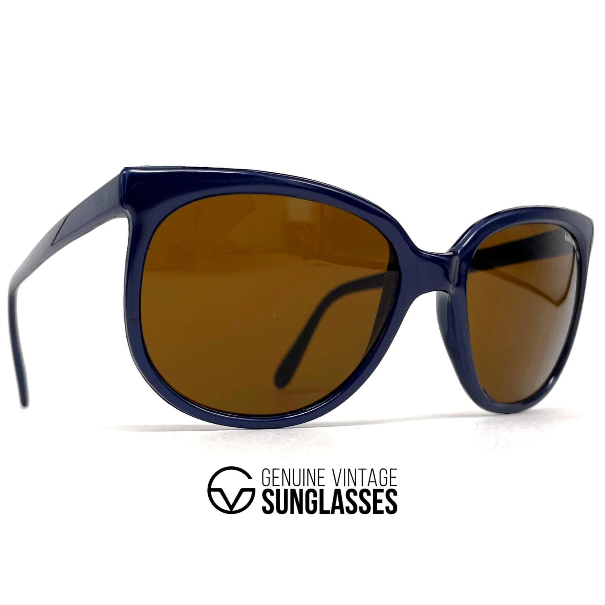 Vintage BOLLE Irex 100 blue nylon sports sunglasses