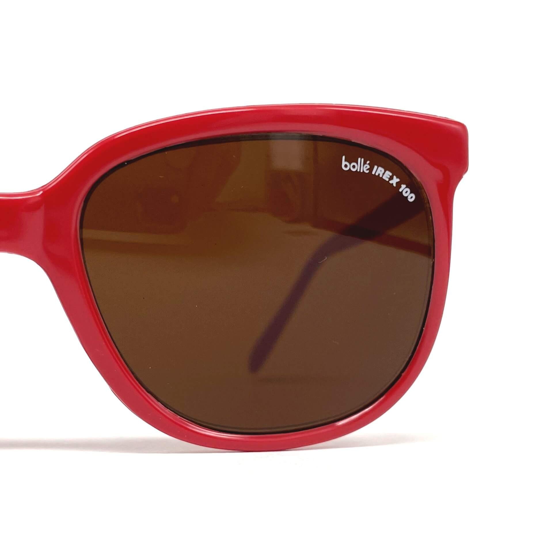 Vintage BOLLE Irex 100 red nylon sports sunglasses