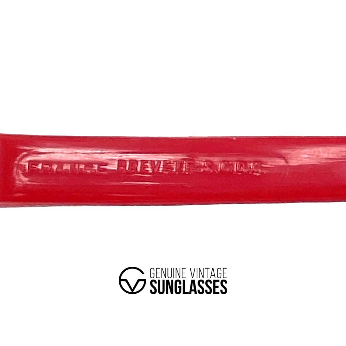 Vintage BOLLE Irex 100 red nylon sports sunglasses
