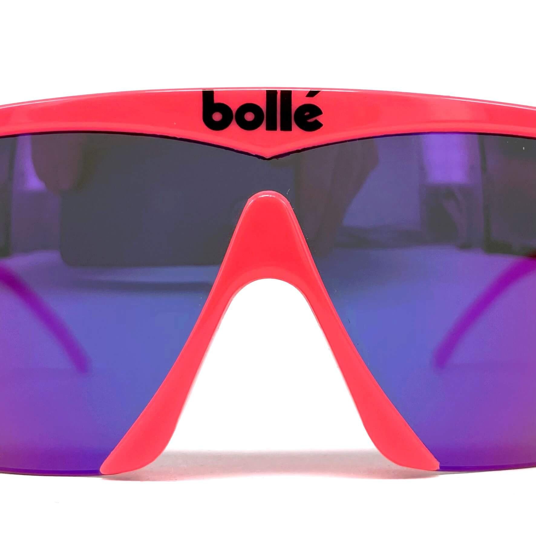Vintage BOLLE Microedge sports shield sunglasses