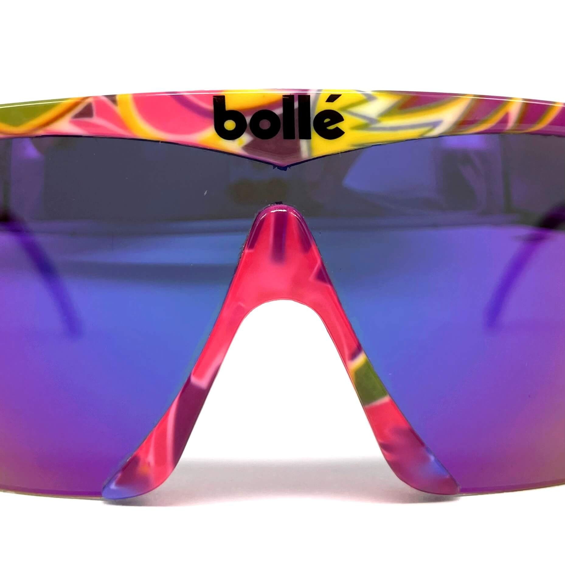 Vintage BOLLE Microedge sports shield sunglasses