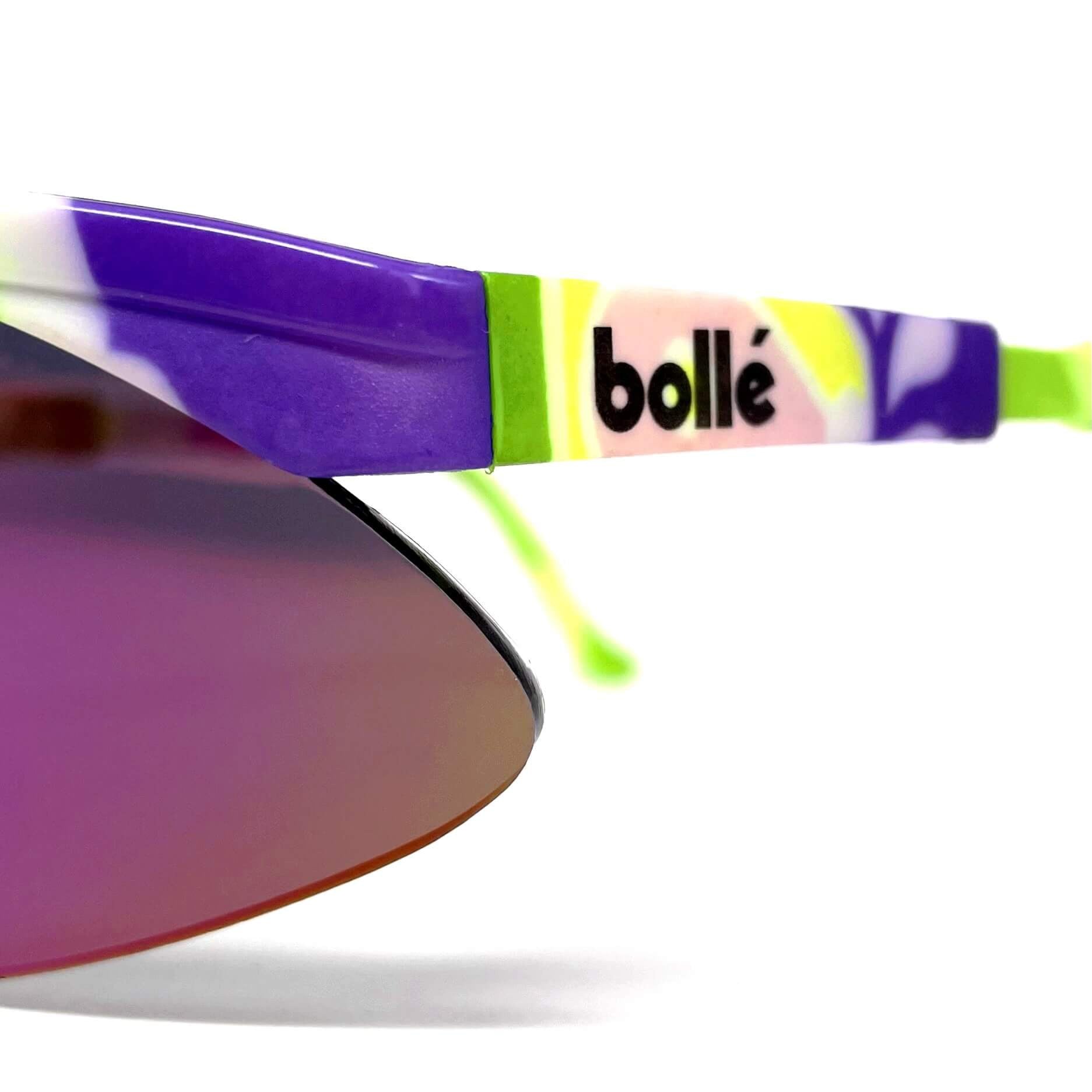 Vintage BOLLE Microedge sports shield sunglasses
