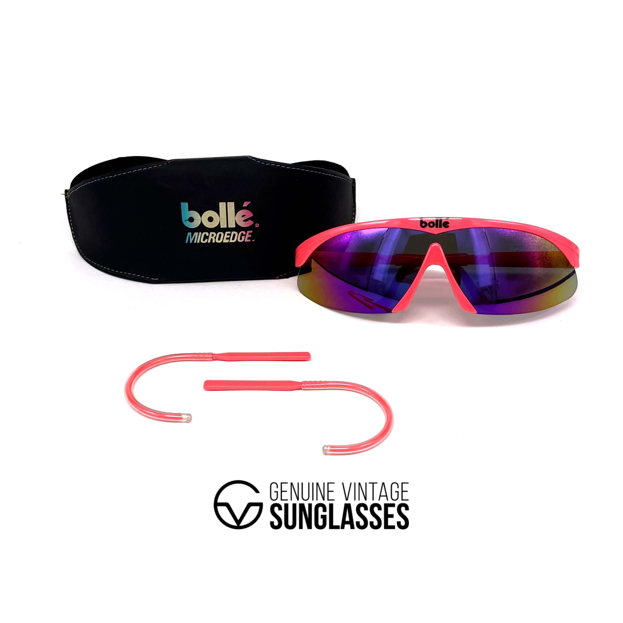 Vintage BOLLE Microedge sports shield sunglasses