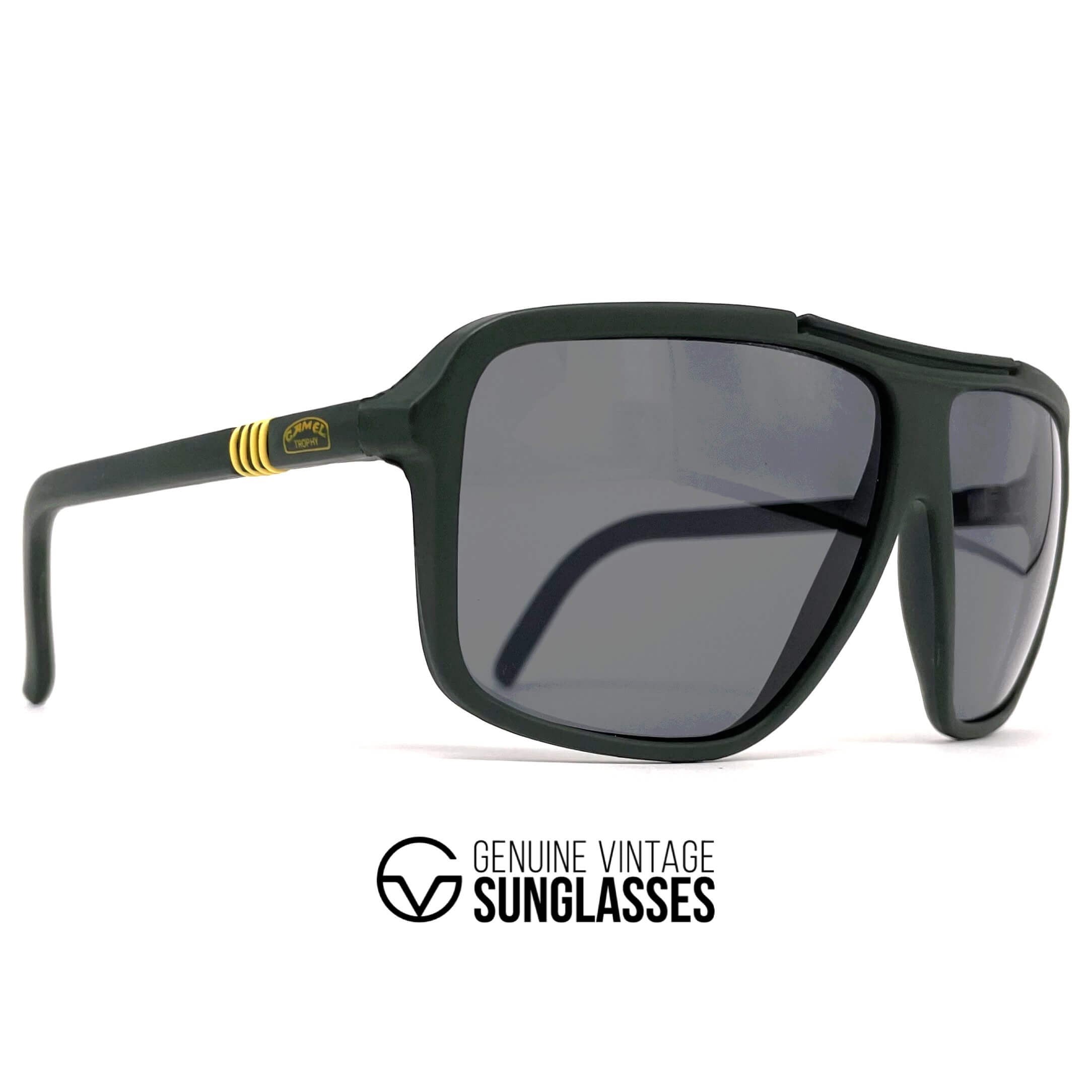 Vintage CAMEL Trophy grey aviator sunglasses