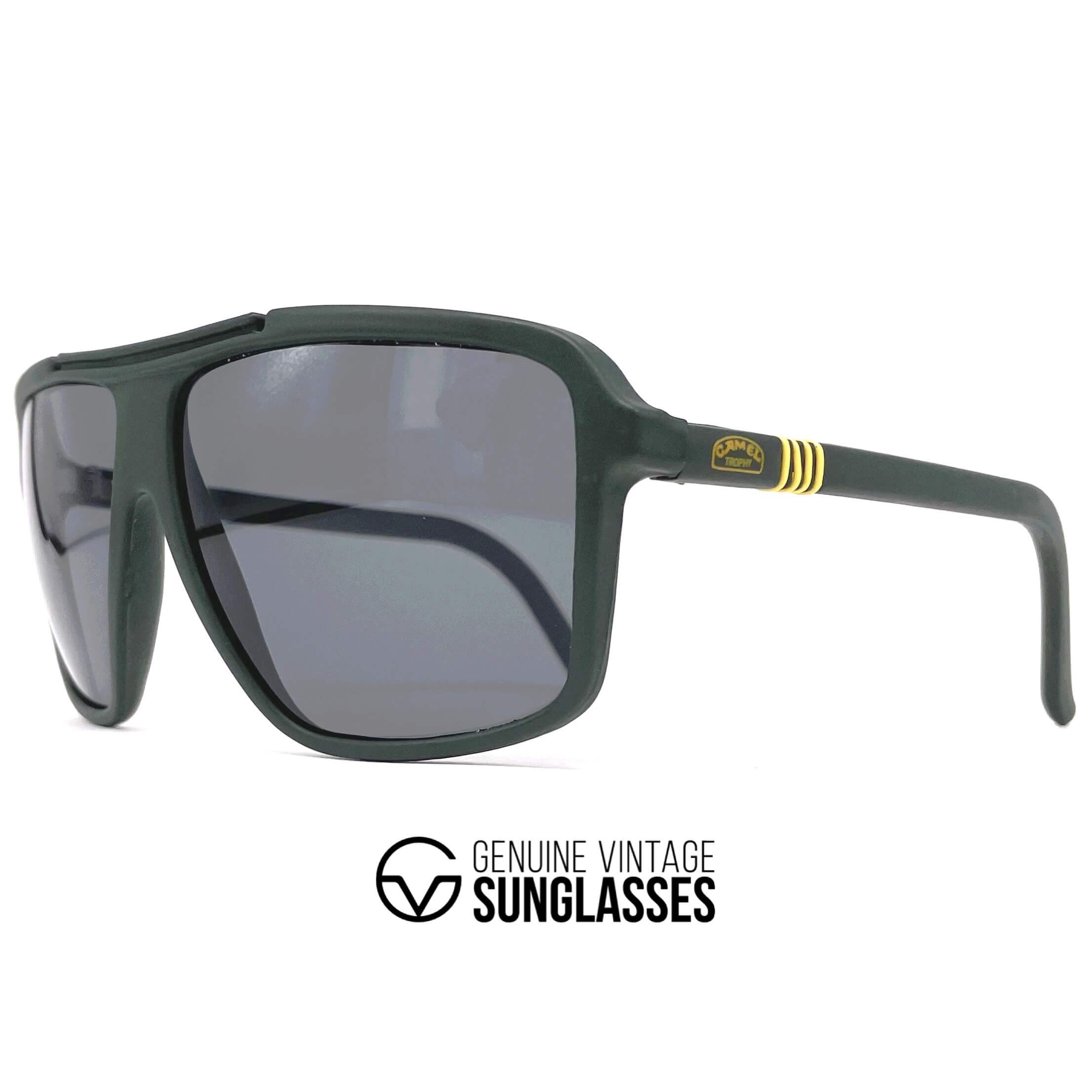 Vintage CAMEL Trophy grey aviator sunglasses