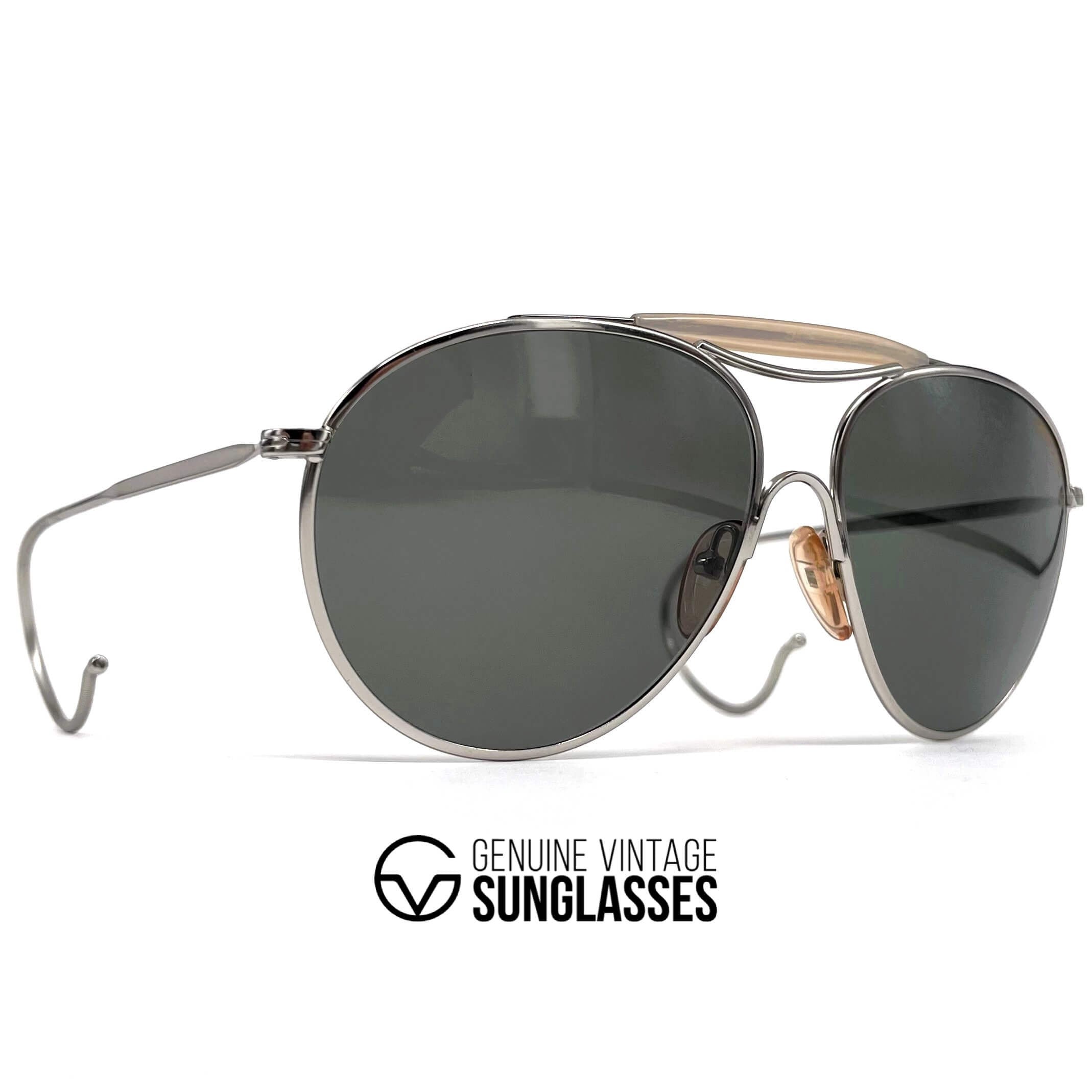 Vintage CARRERA 4818 silver sports sunglasses
