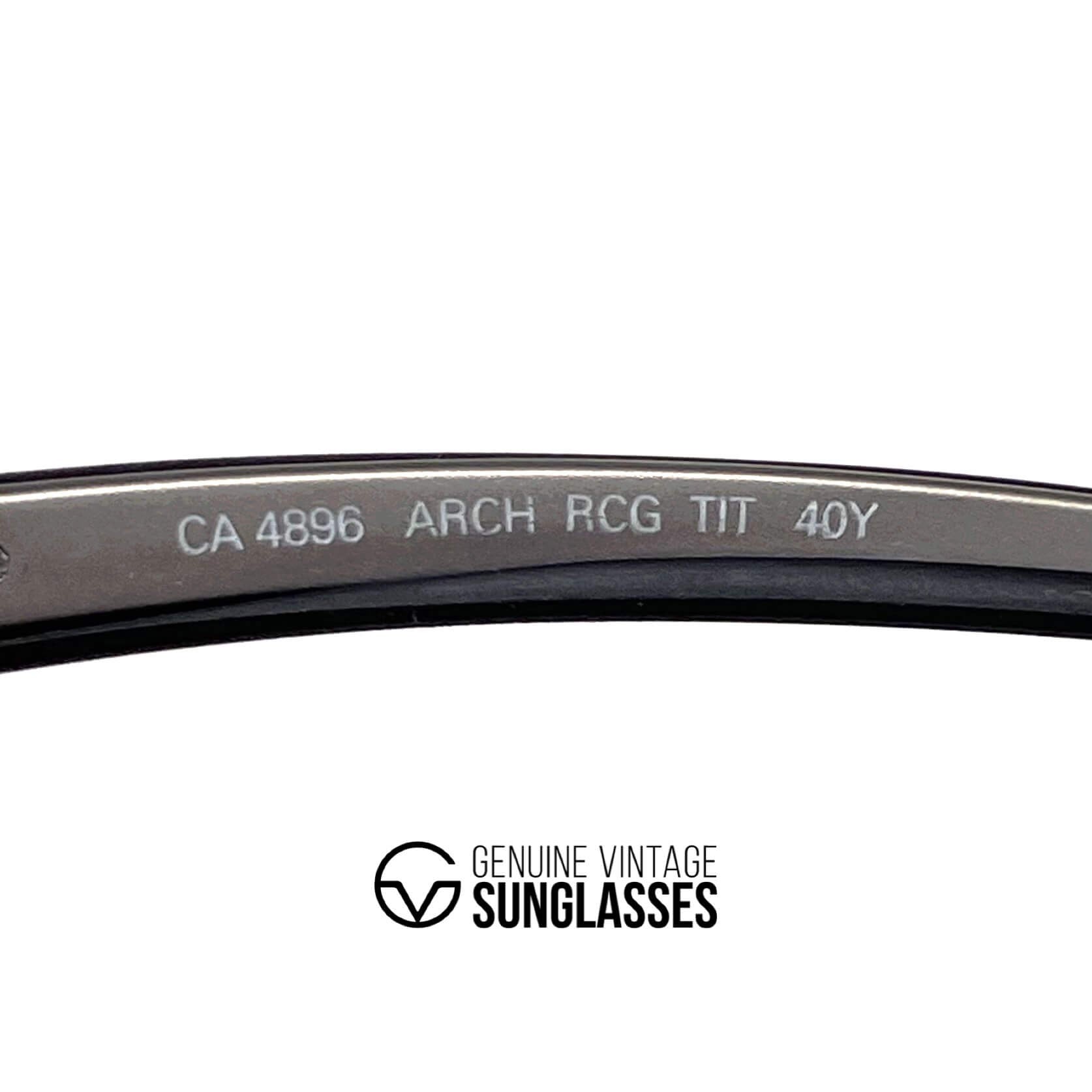 Vintage CARRERA 4896 Titan yellow carbon sports sunglasses
