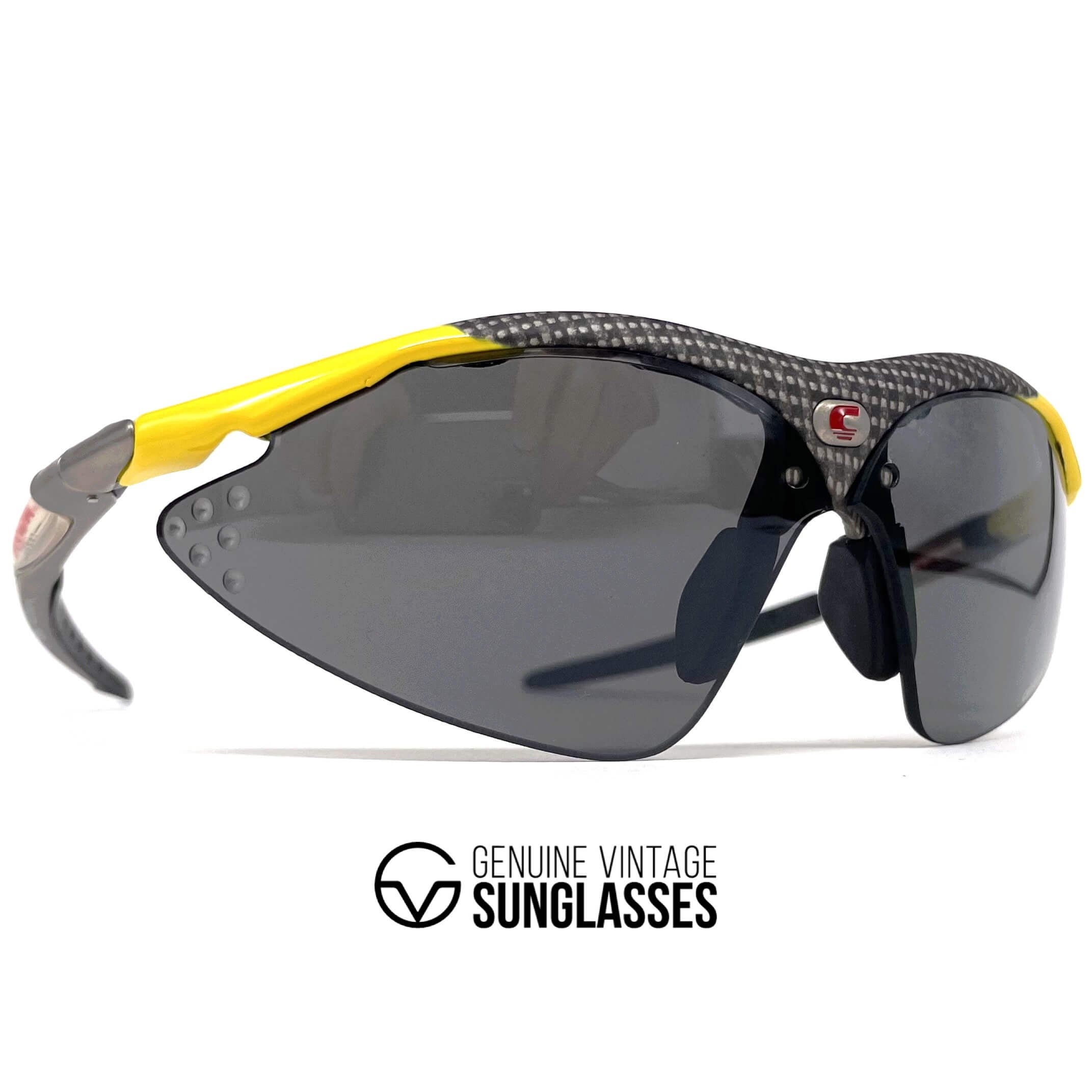 Vintage CARRERA 4896 Titan yellow carbon sports sunglasses