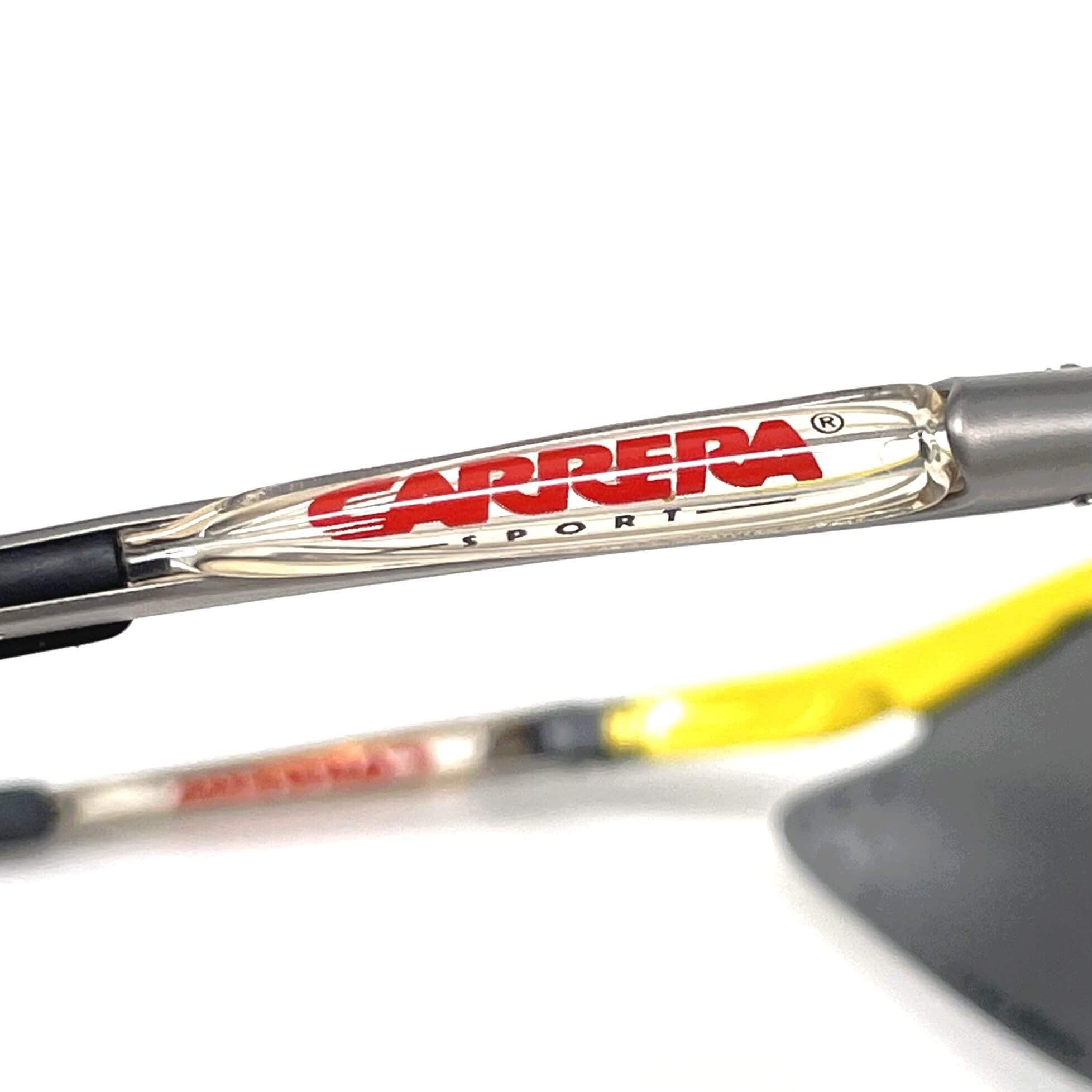 Vintage CARRERA 4896 Titan yellow carbon sports sunglasses
