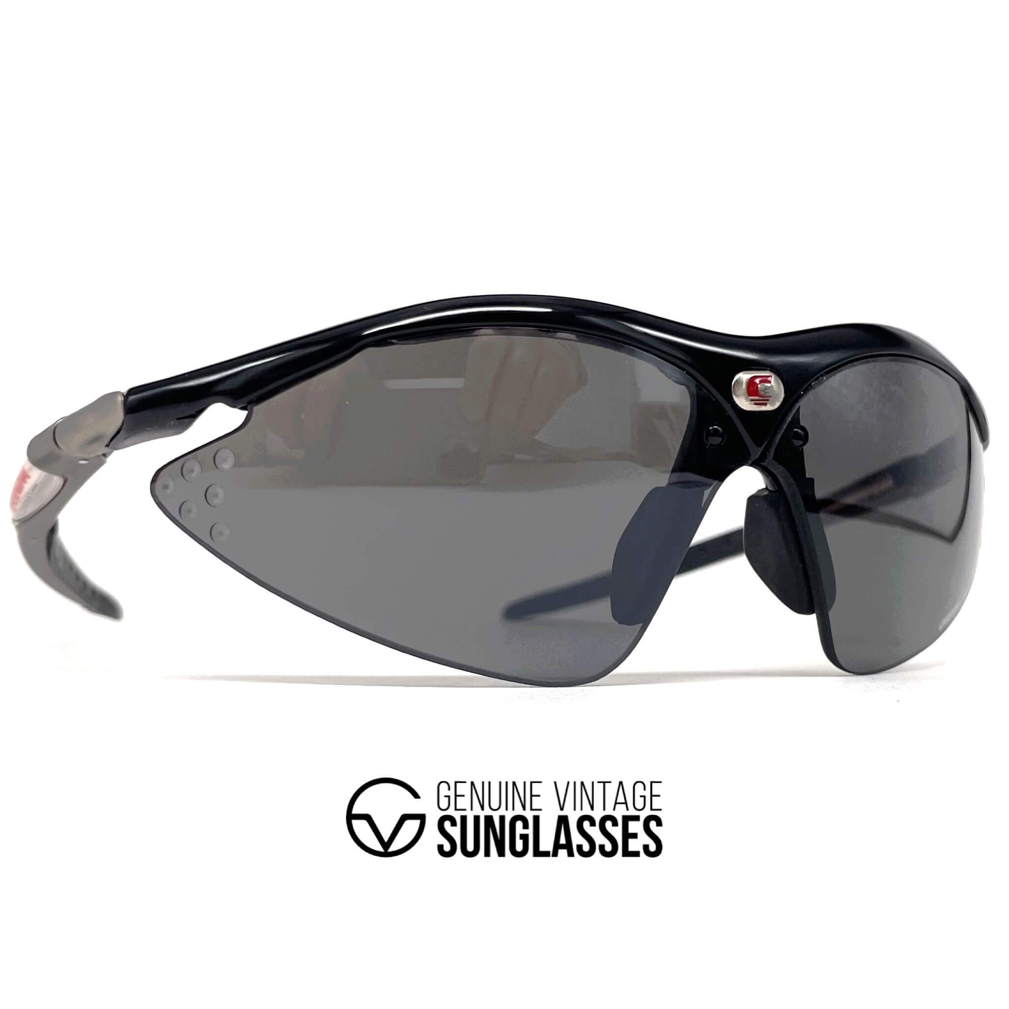 Vintage CARRERA 4897 extravagant black sports sunglasses