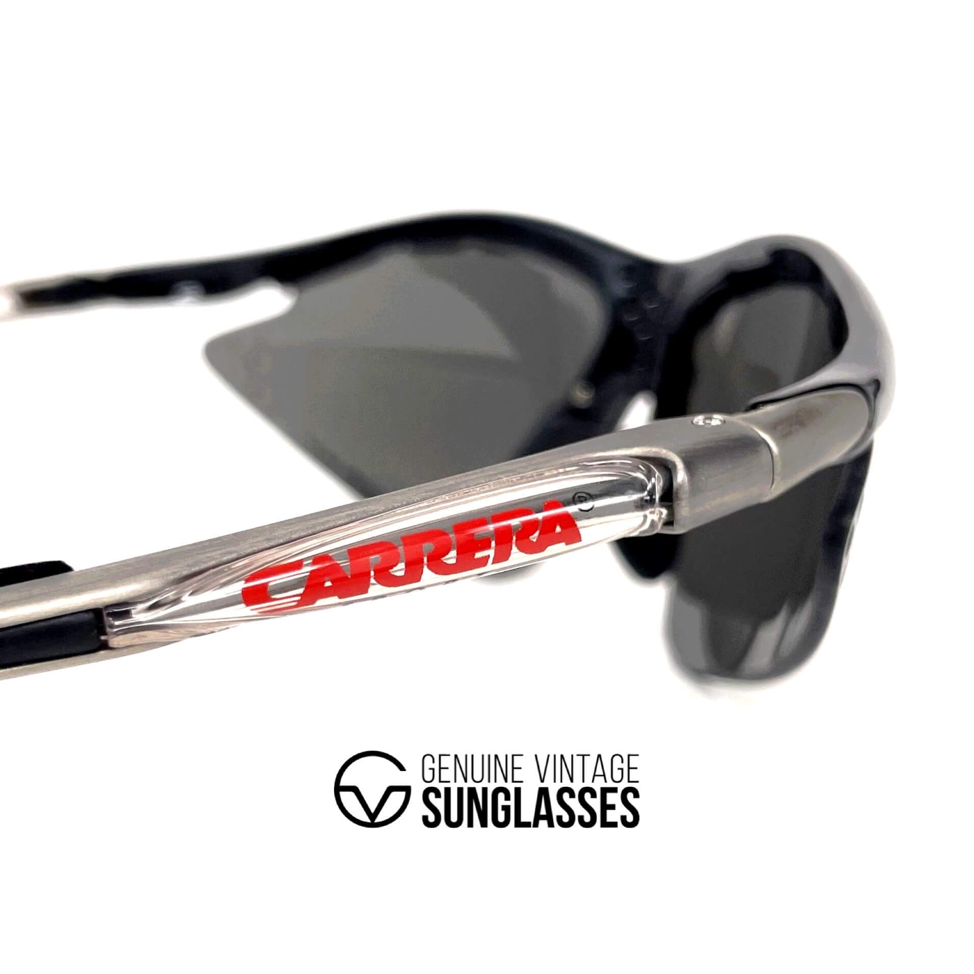 Vintage CARRERA 4897 extravagant black sports sunglasses