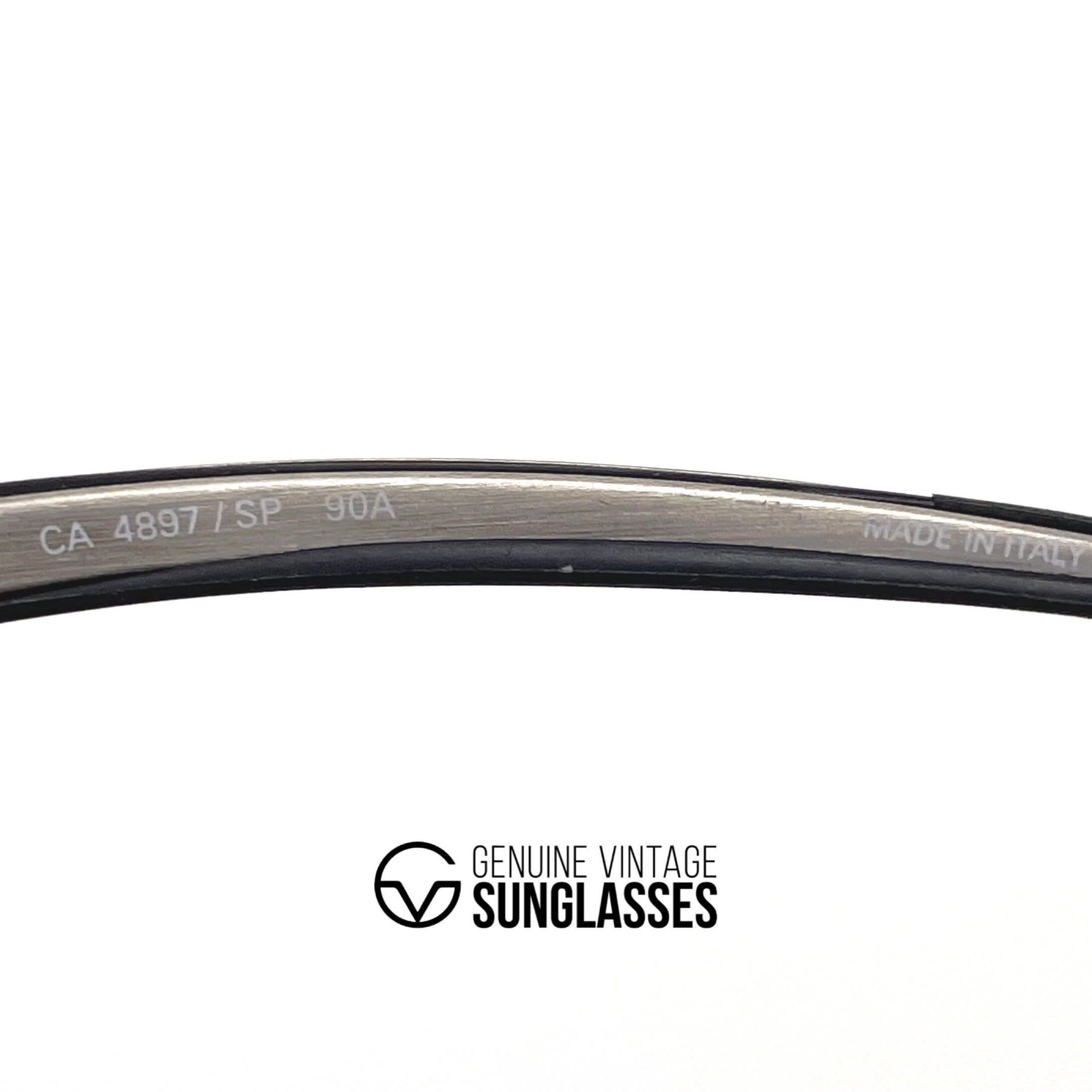 Vintage CARRERA 4897 extravagant black sports sunglasses