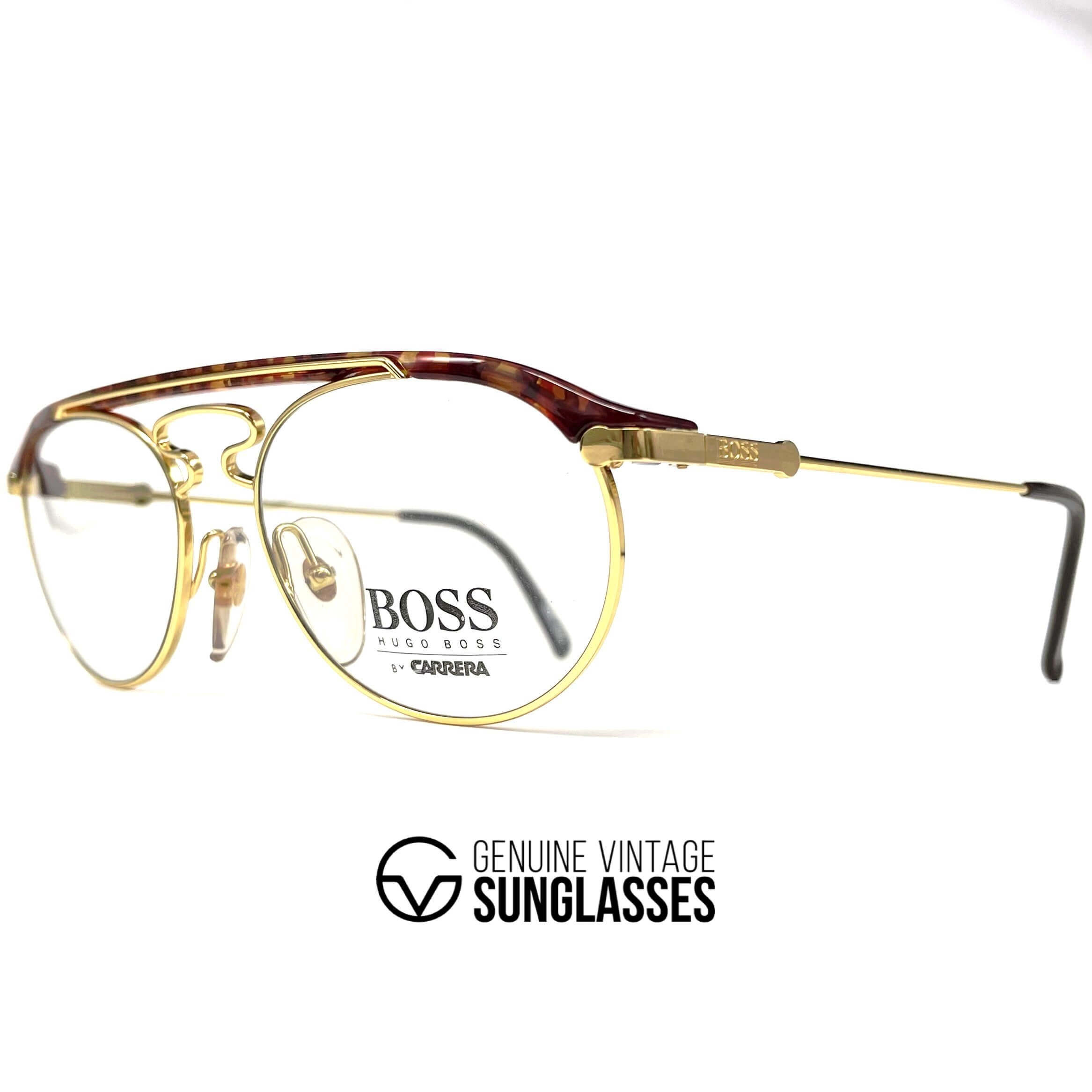 Vintage CARRERA 5119 by BOSS havana gold designer glasses frames