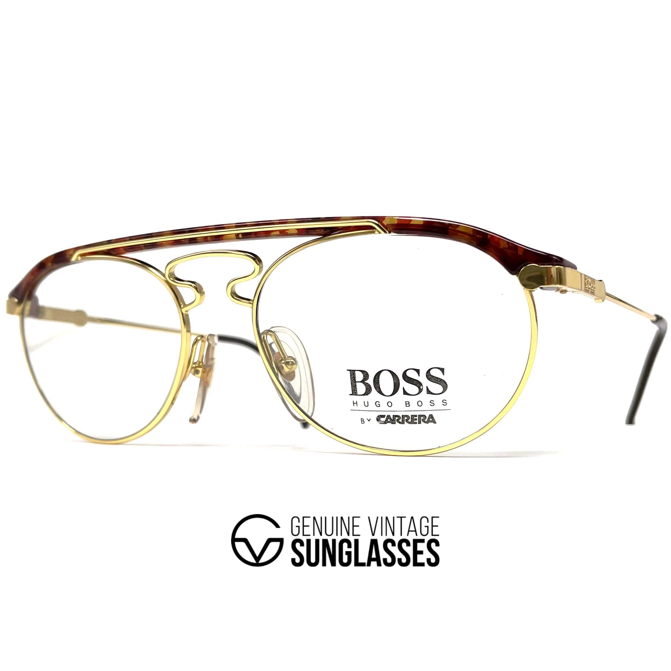 Vintage CARRERA 5119 by BOSS havana gold designer glasses frames